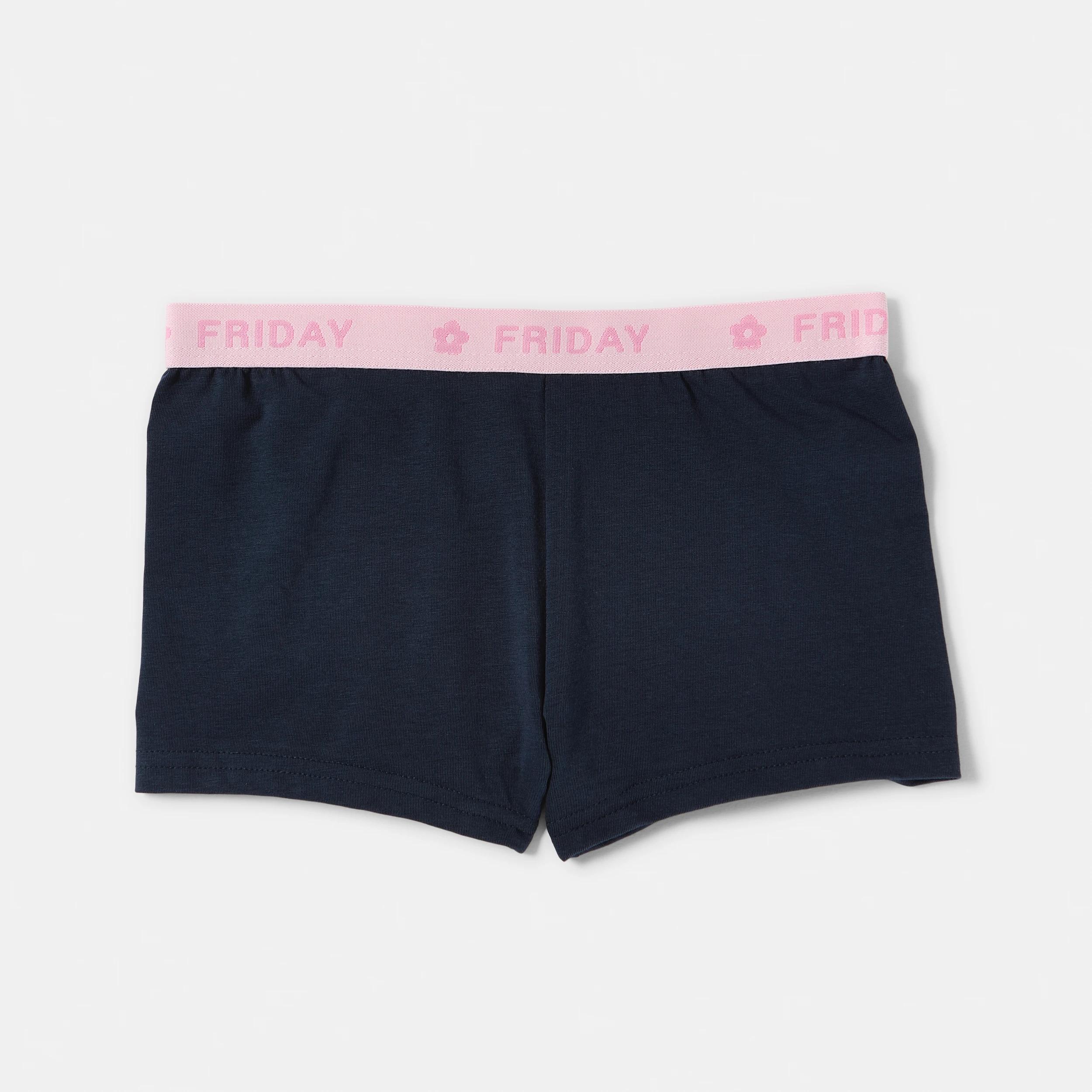 7 7 Pack Shorties NAVY PASTEL DAYS, 7 of 10