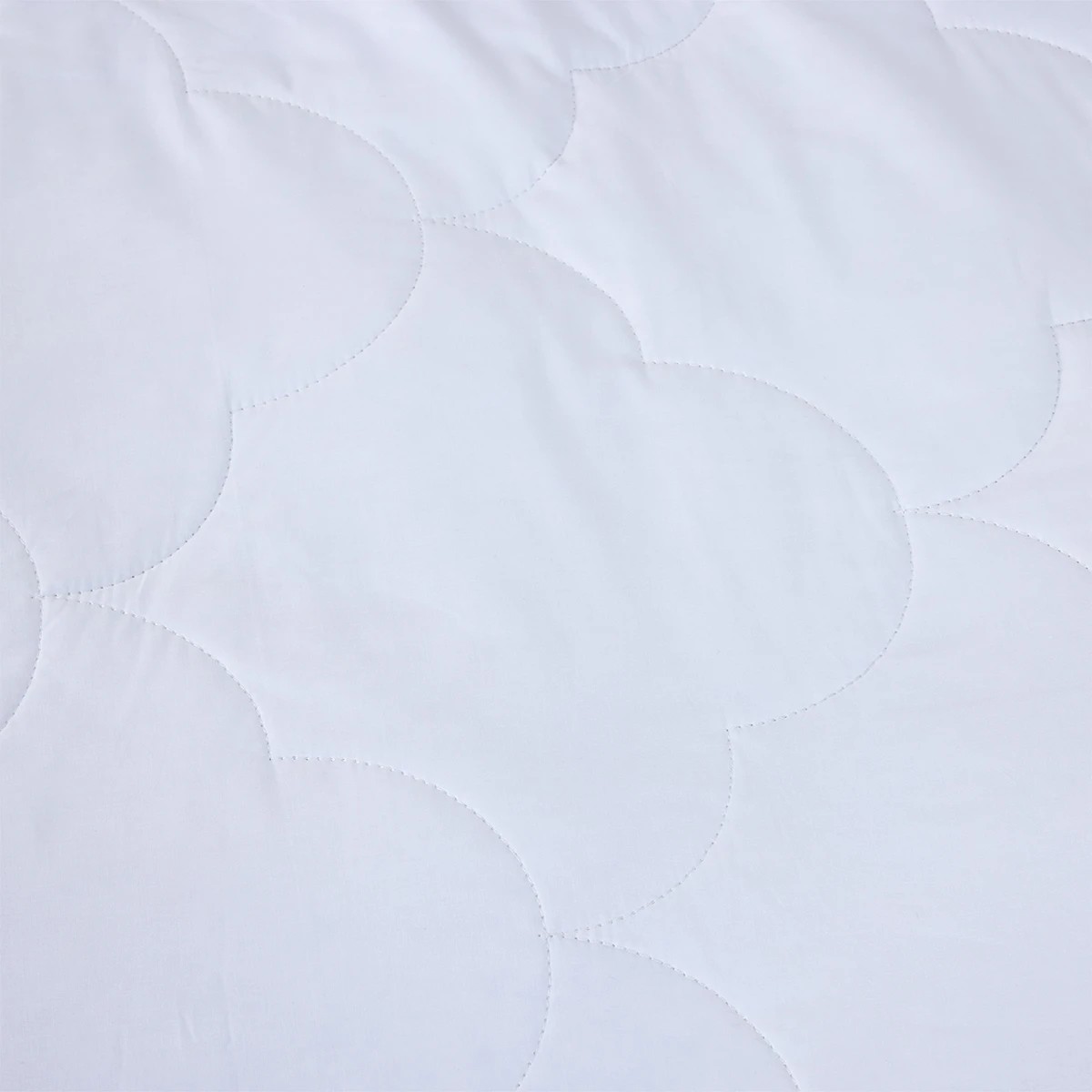 3 Cotton Filled Fitted Mattress Protector - Double Bed, White, 3 of 4