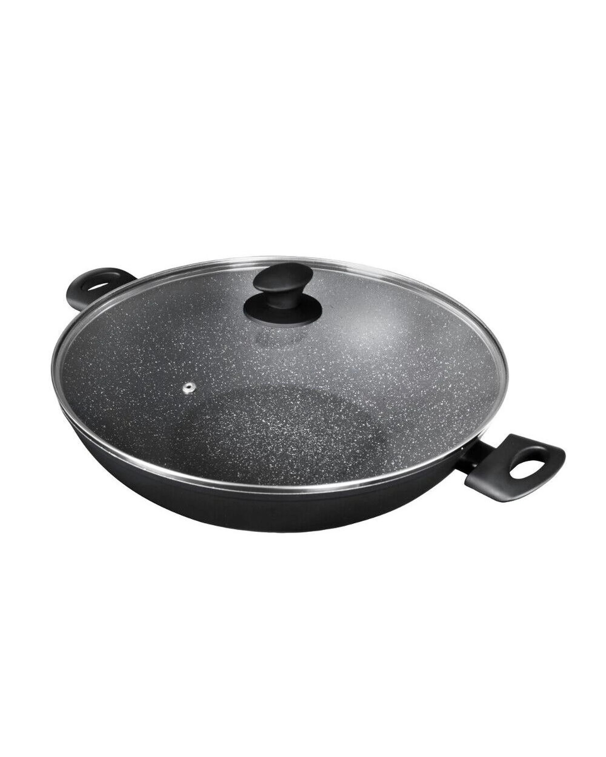 1 Pyrolux Pyrostone 36cm Wok with Lid, 1 of 2