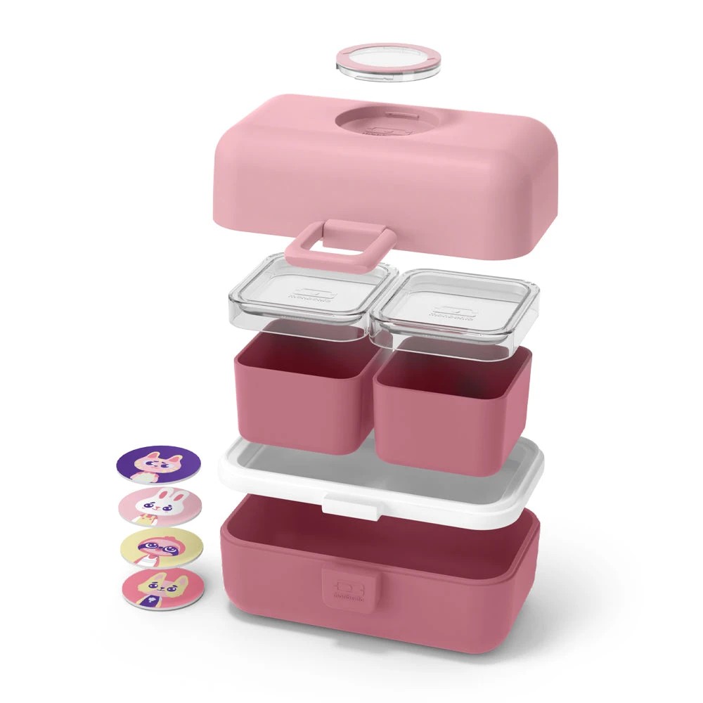 3 Monbento Mb Tresor Kids Bento Box Blush - Pink, 3 of 5