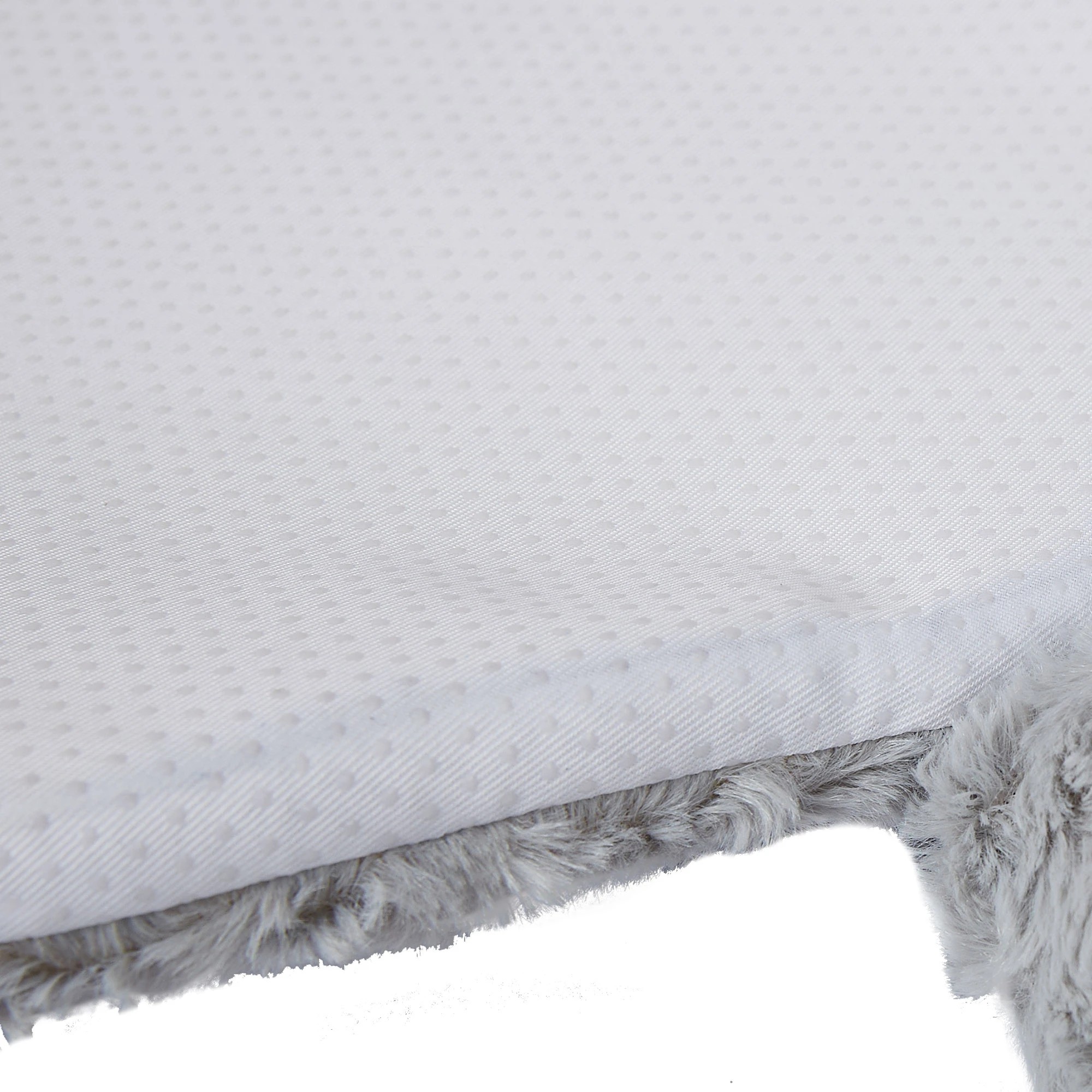 2 Pawz Large Pet Calming Bed With Squeaky Toy Grey, 2 of 7