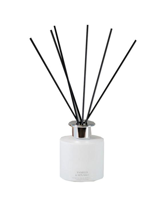 Canningvale Reed Diffuser Home Fragrance Vanilla & Sea Salt - White