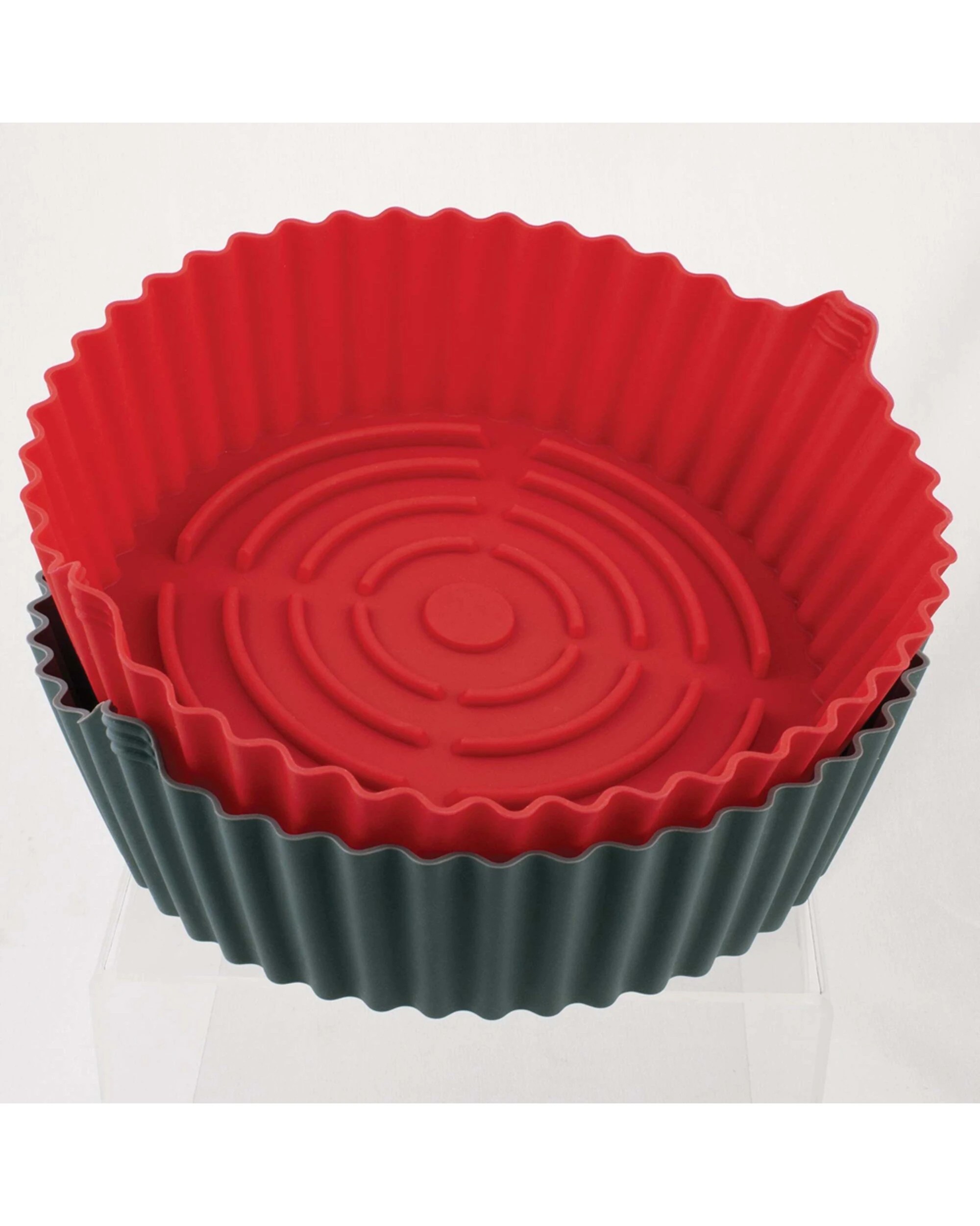 2 Avanti 2pc Airfryer Insert Set Medium Food Grade Silicone Dishwasher Safe, 2 of 2