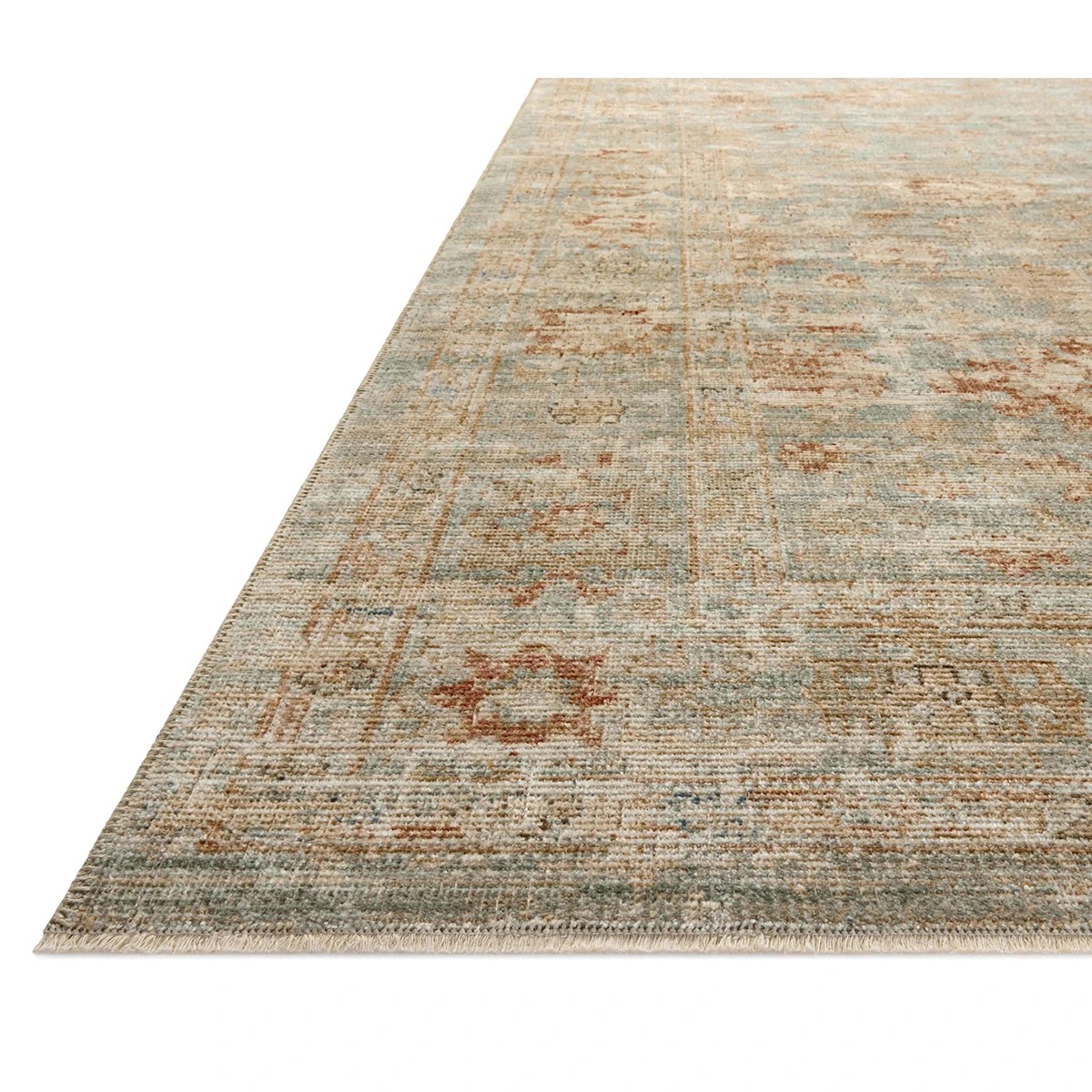 6 Common Ground Rugs Heirloom 06 230x160cm - Medium Power Loomed Floor Rug - Blue, 6 of 7