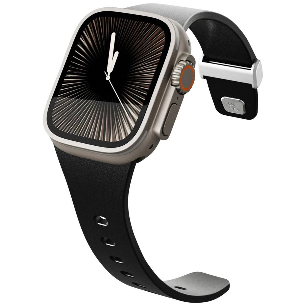 1 Journey Urban Apple Watch Leather Band 4249mm Black, 1 of 6