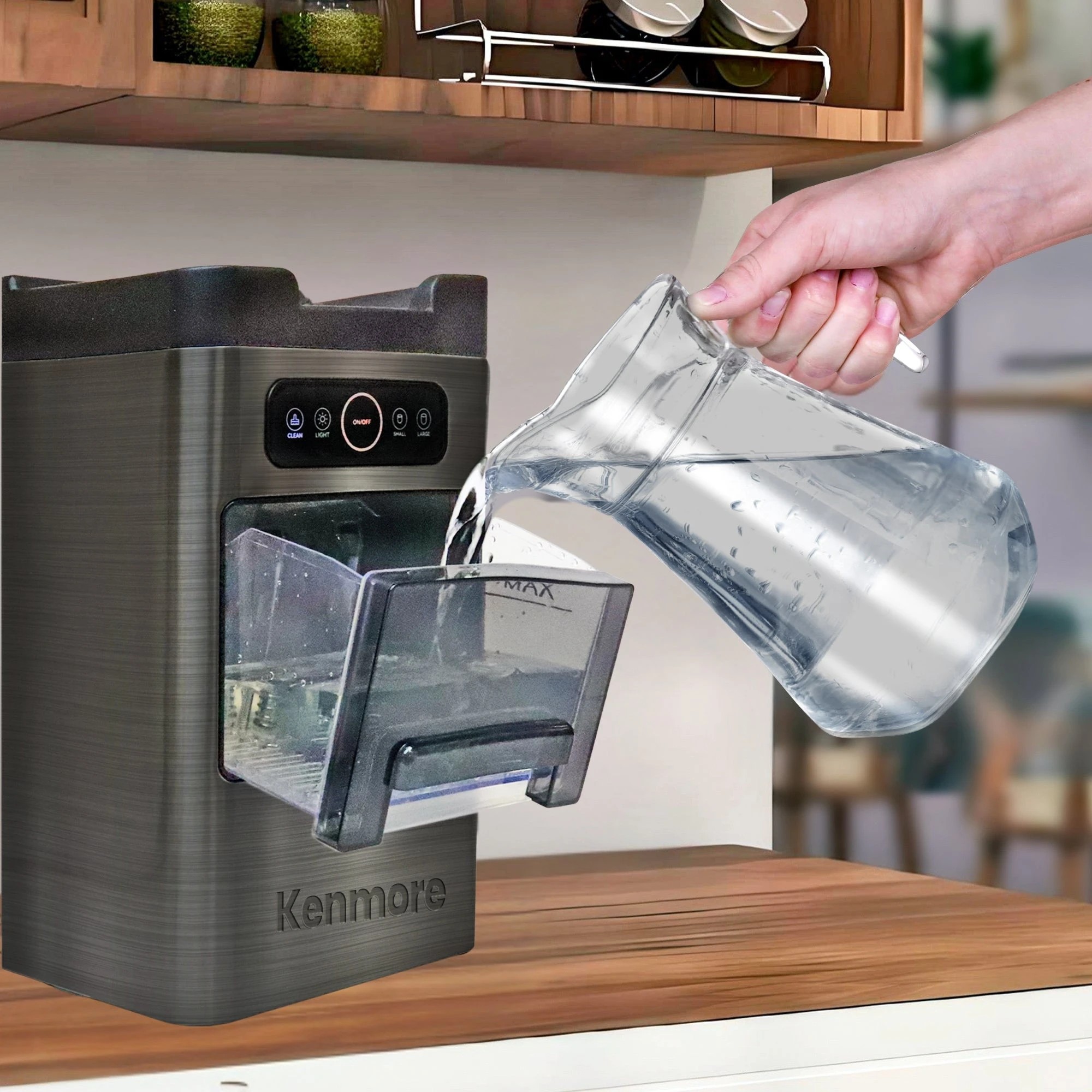 4 Kenmore Ice Maker – 11.7kg/24hr - Black, 4 of 8