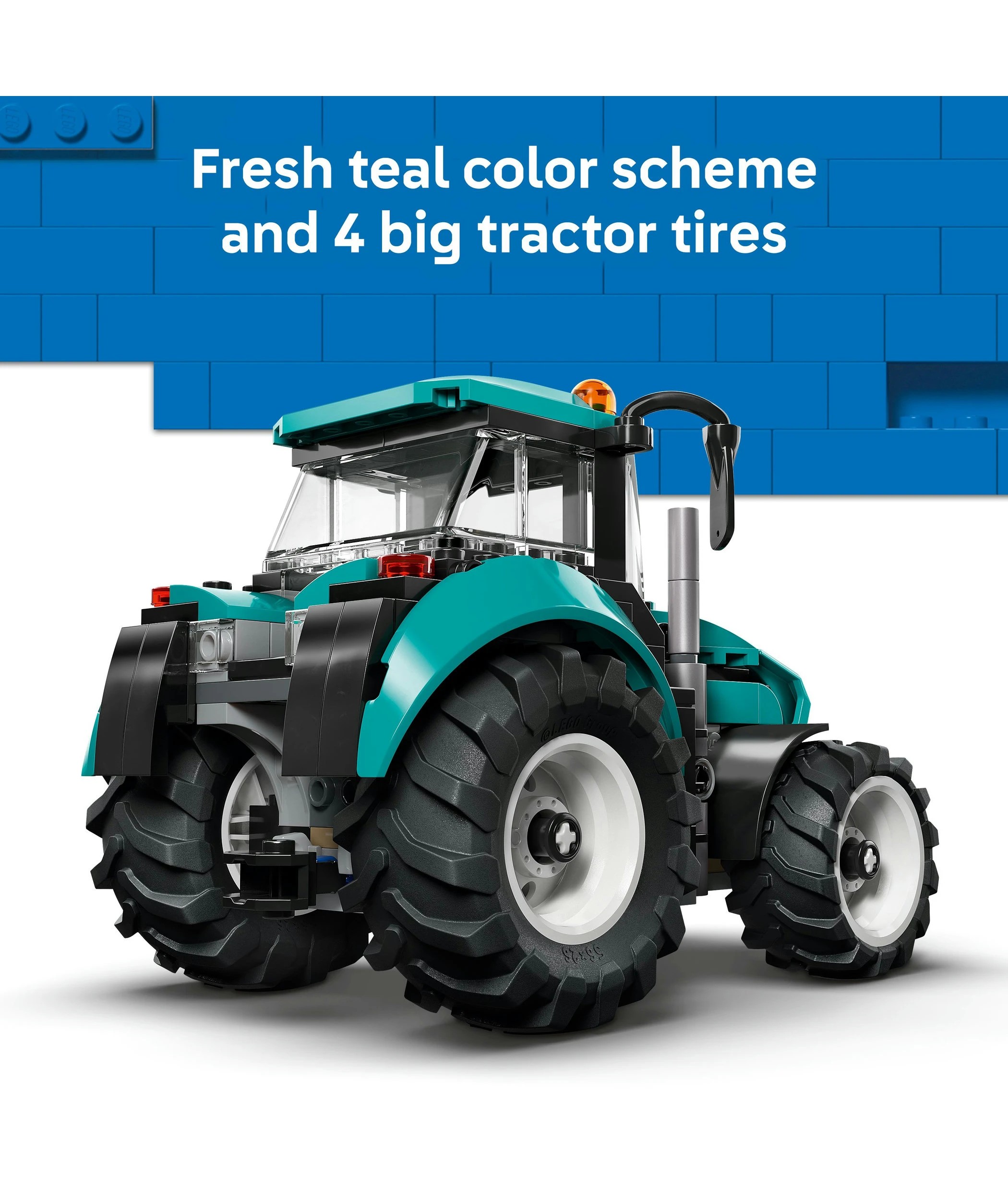 4 LEGO City Tractor 60498, 4 of 10