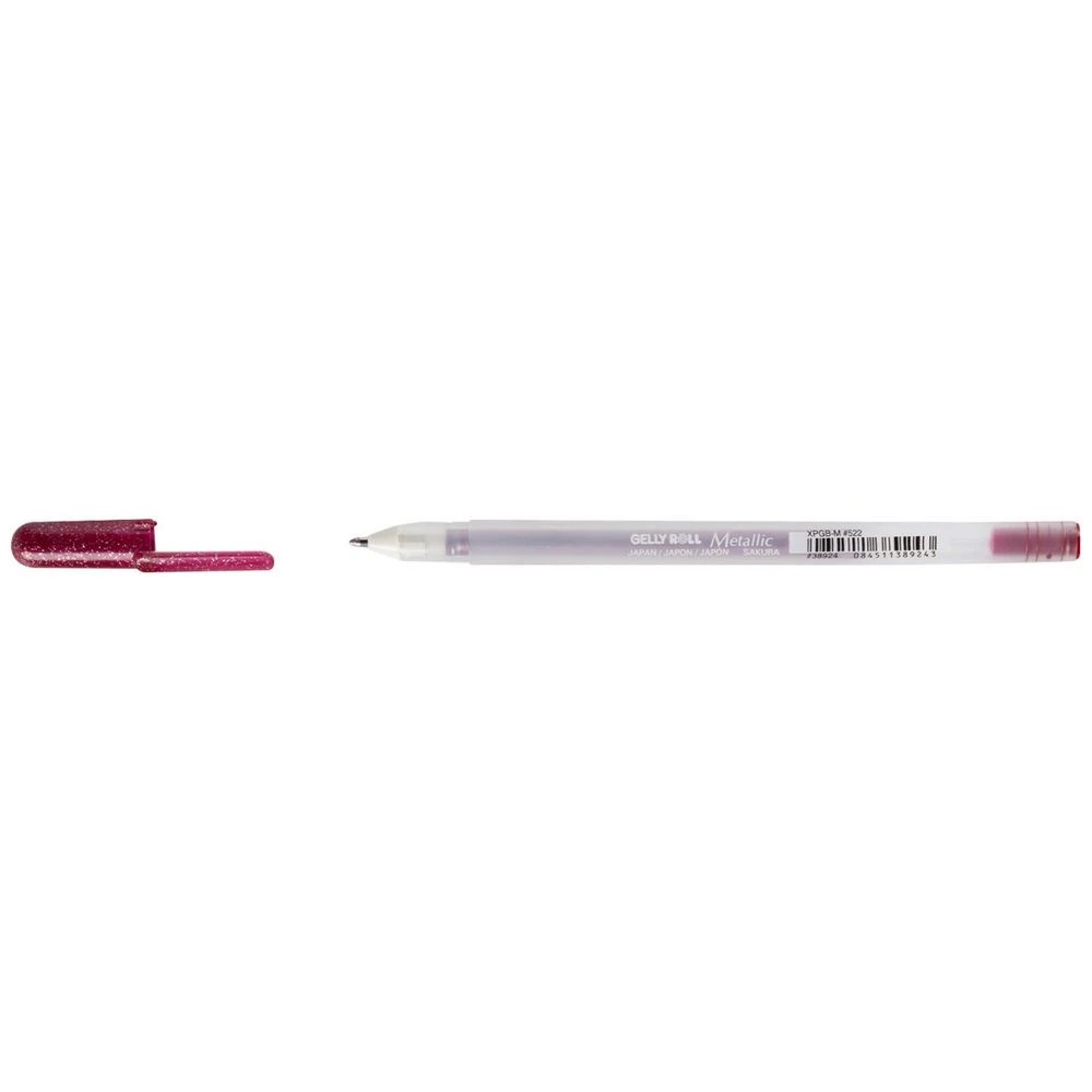 1 Sakura Gelly Roll Gel Pen Metallic Burgundy, 1 of 3