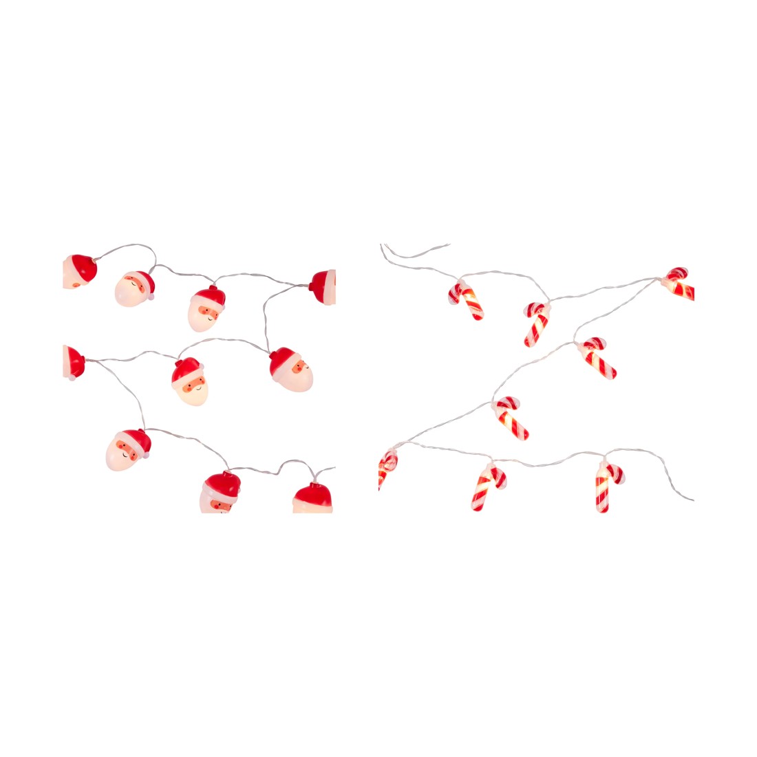 2 Battery Operated 10 LED Novelty String Lights - Assorted, 2 of 7