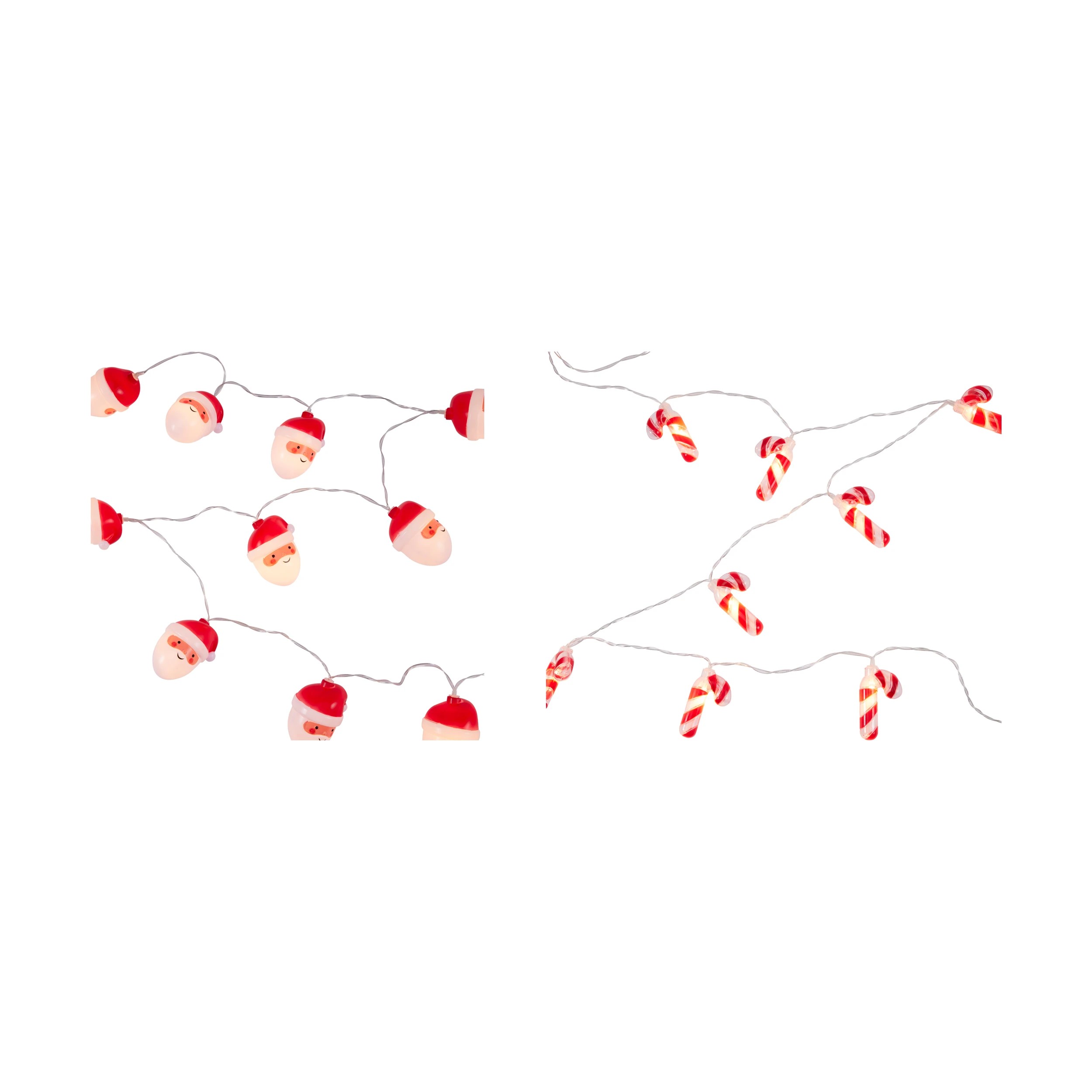 2 Battery Operated 10 LED Novelty String Lights - Assorted, 2 of 7