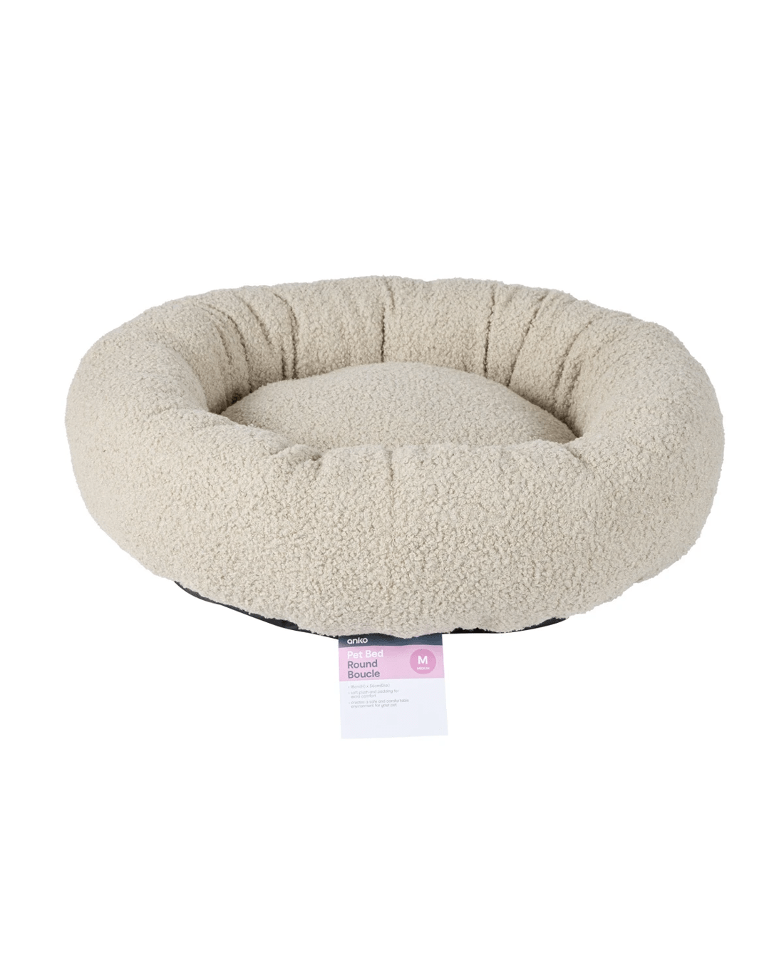 7 Pet Bed Round Boucle - Medium, 7 of 7