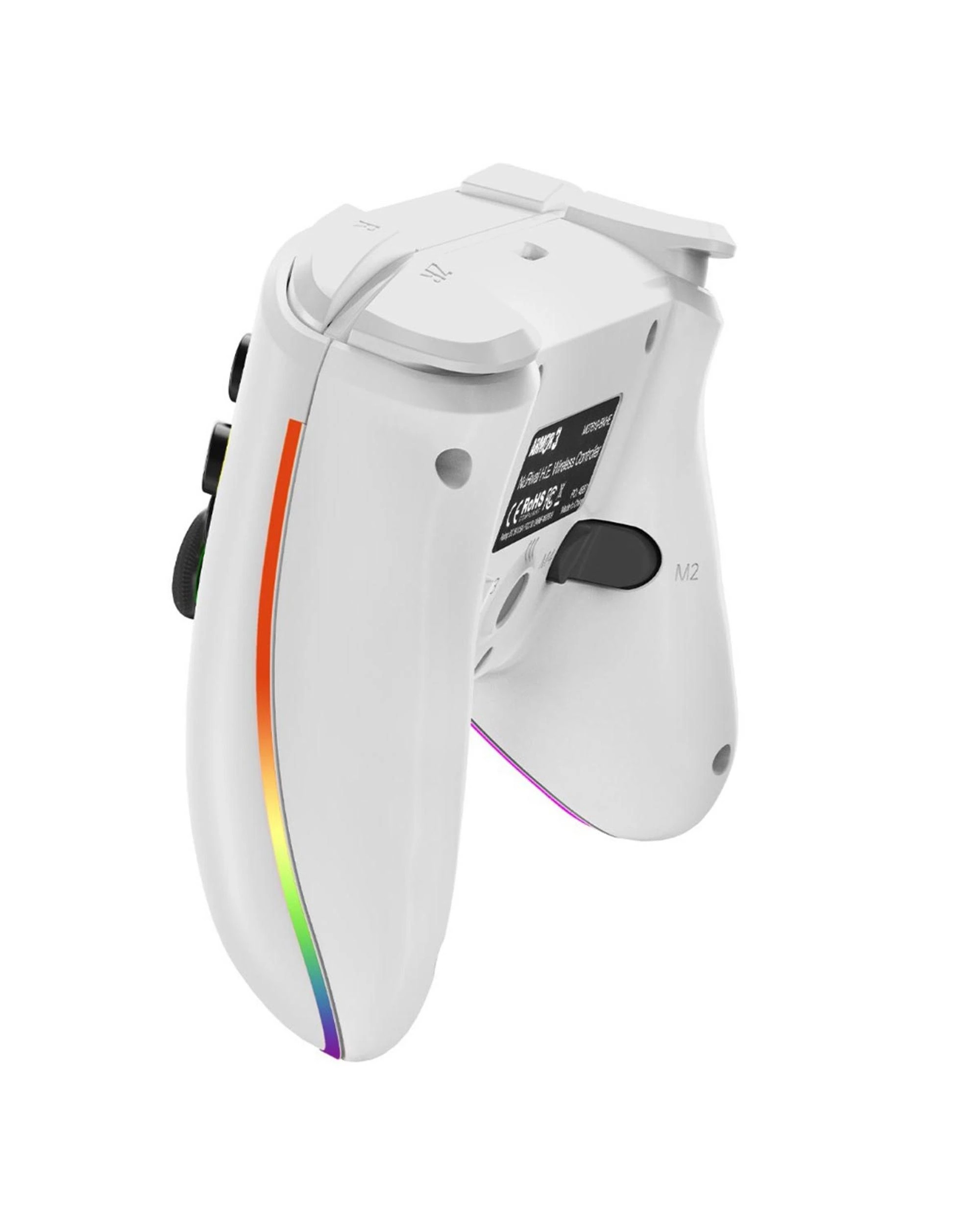 4 Armor3 NuRival Wireless Hall Effect Stick Game Controller For Switch - White, 4 of 5