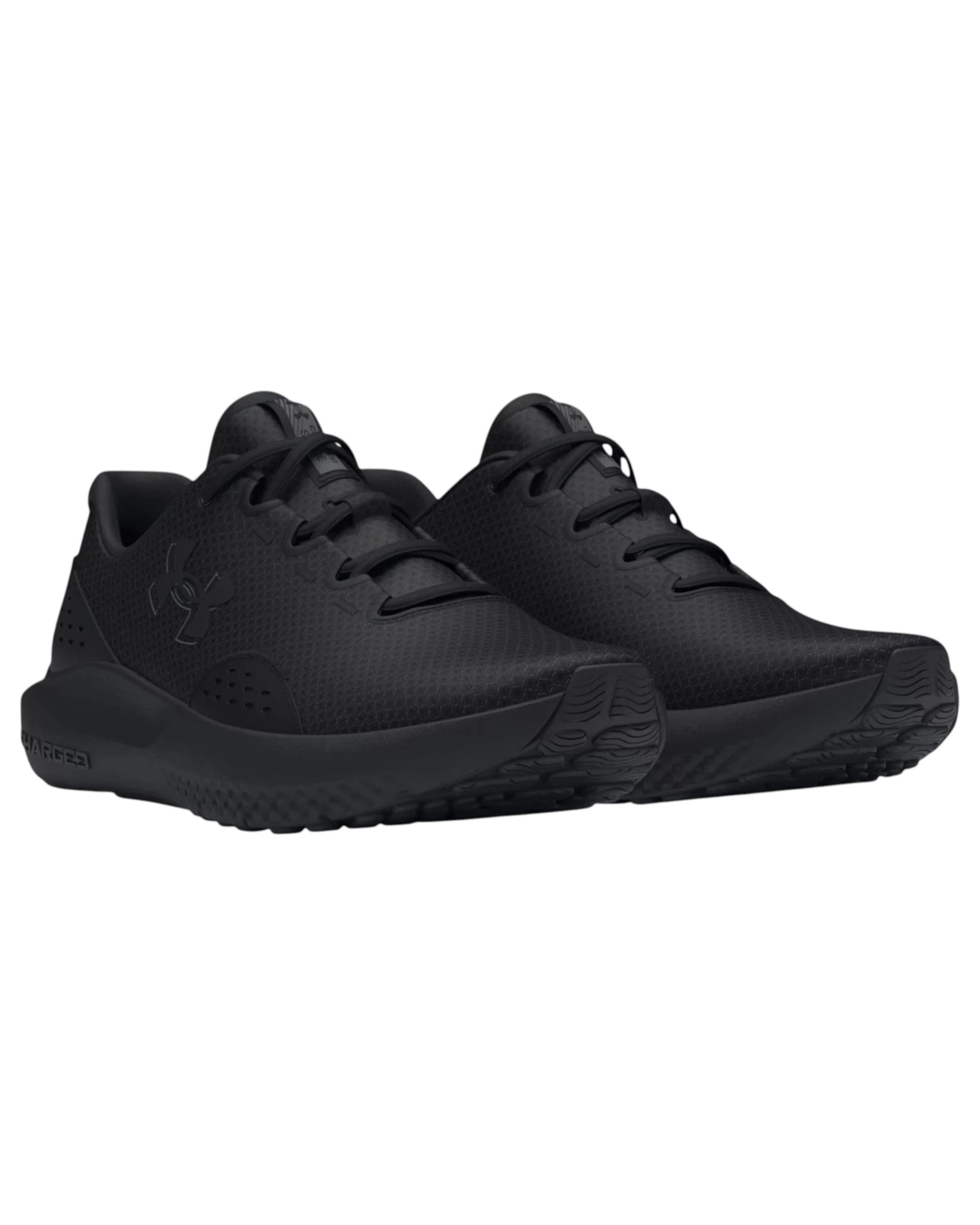 5 Under Armour Mens Surge 4 Triple Black Athletic Shoes BLACK, 5 of 5