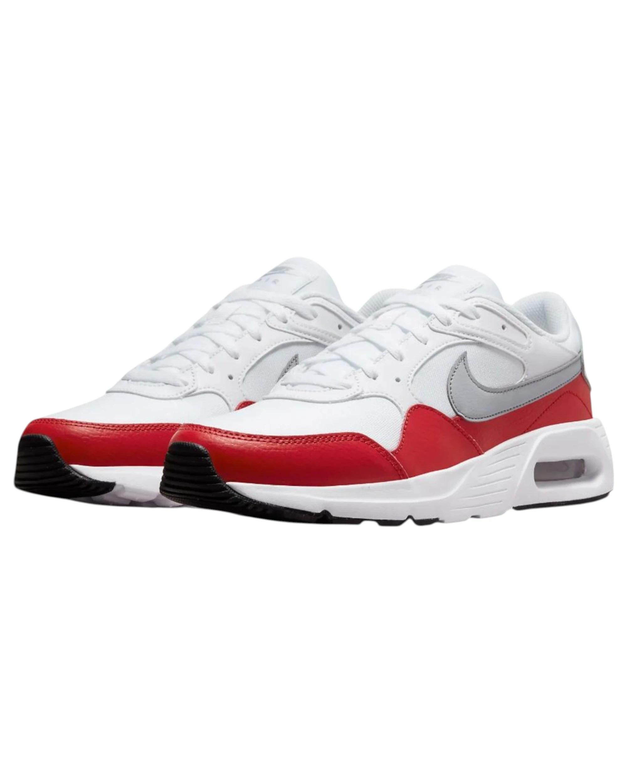 8 Nike Mens Air Max SC White/Grey/Red Athletic Shoes WHITE/GREY/RED, 8 of 8