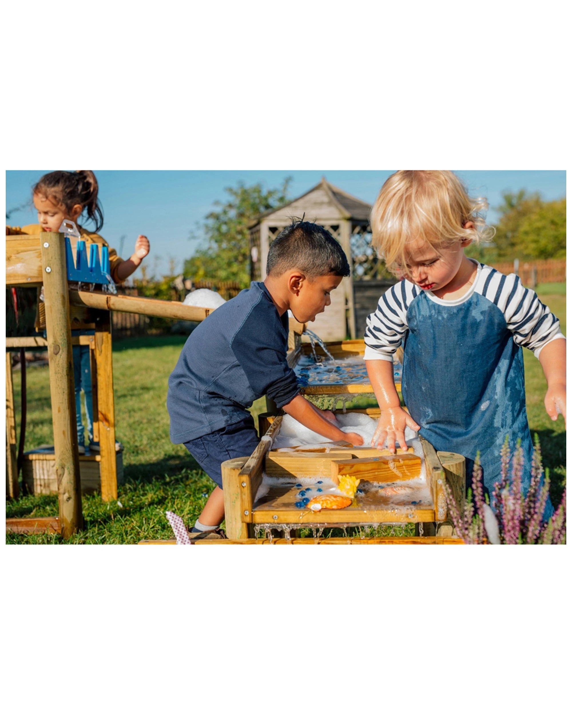 9 Plum Play Au Discovery Forest Water Run Wooden Steam Water Play 3 Years - Brown, 9 of 9