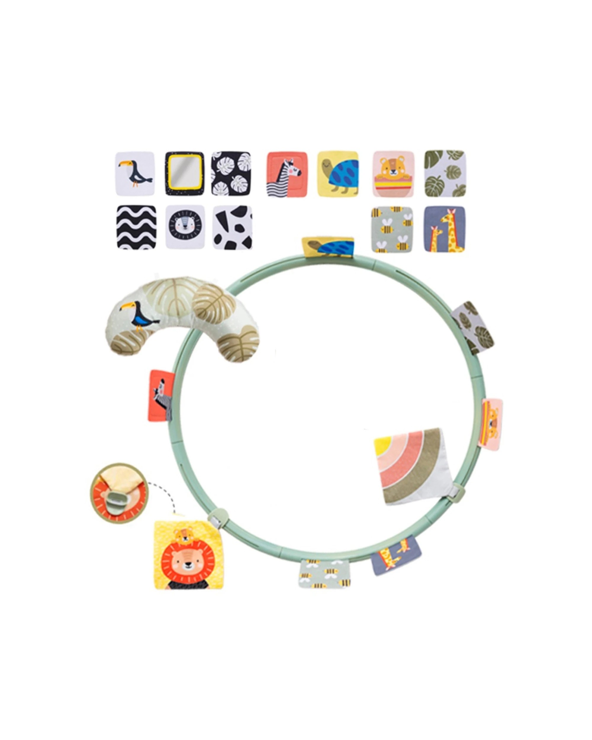 1 Taf Toys Tummy Time Trainer Baby Activity Gym W Accessories - Multi, 1 of 1