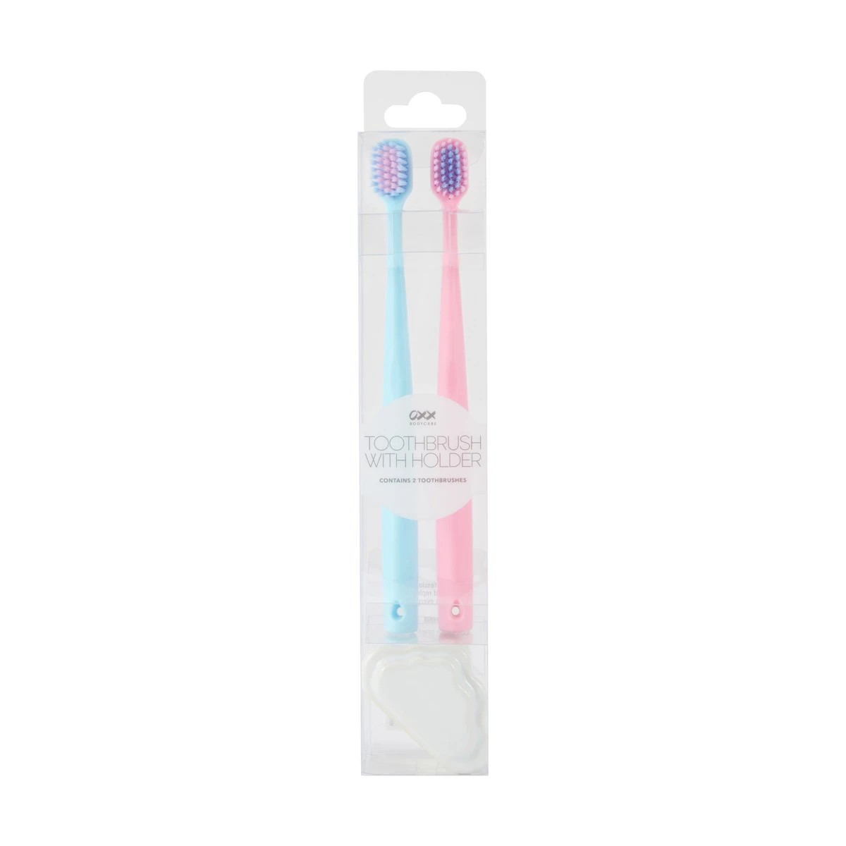 1 OXX Bodycare 2 Pack Toothbrush with Holder, 1 of 6