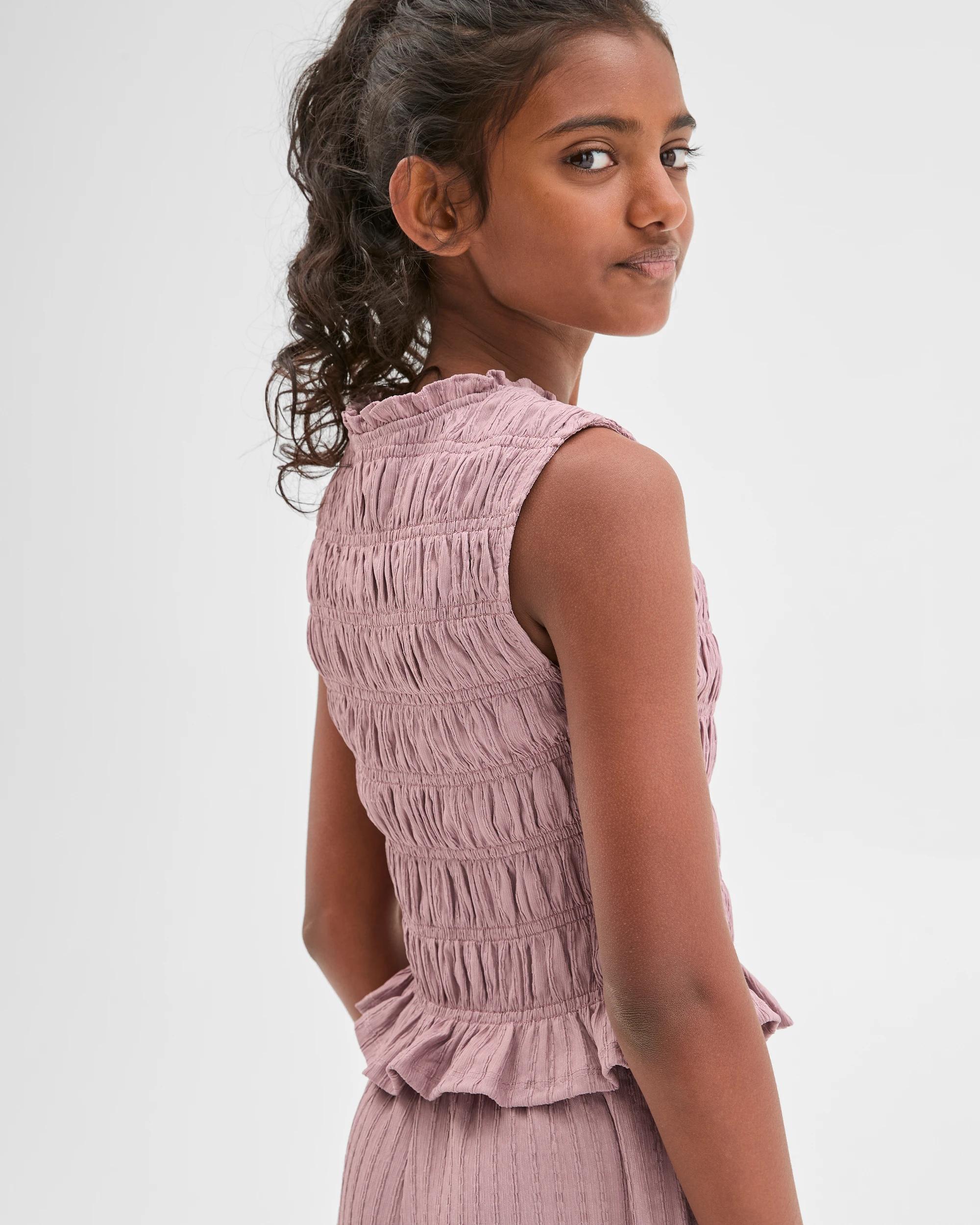 5 Target Kids Textured Knit Tank Top PURPLE, 5 of 7