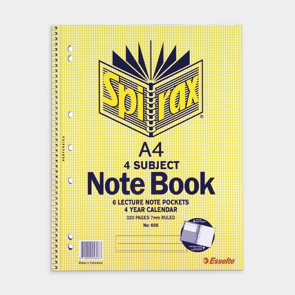 2 Spirax A4 4 Subject Notebook 320 Page, 2 of 4