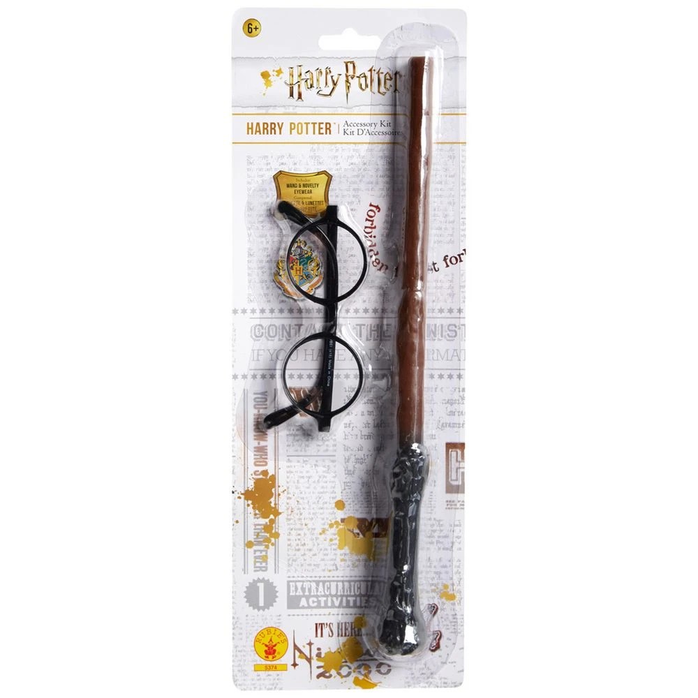 1 Rubies Harry Potter Wand and Glasses, 1 of 4