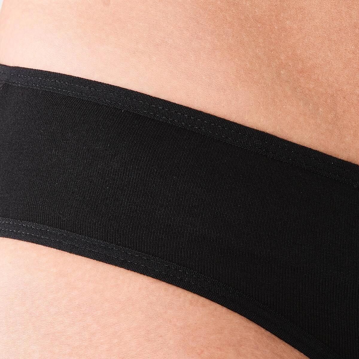 6 5 Pack Cotton Stretch Bikini Briefs BLACK, 6 of 6