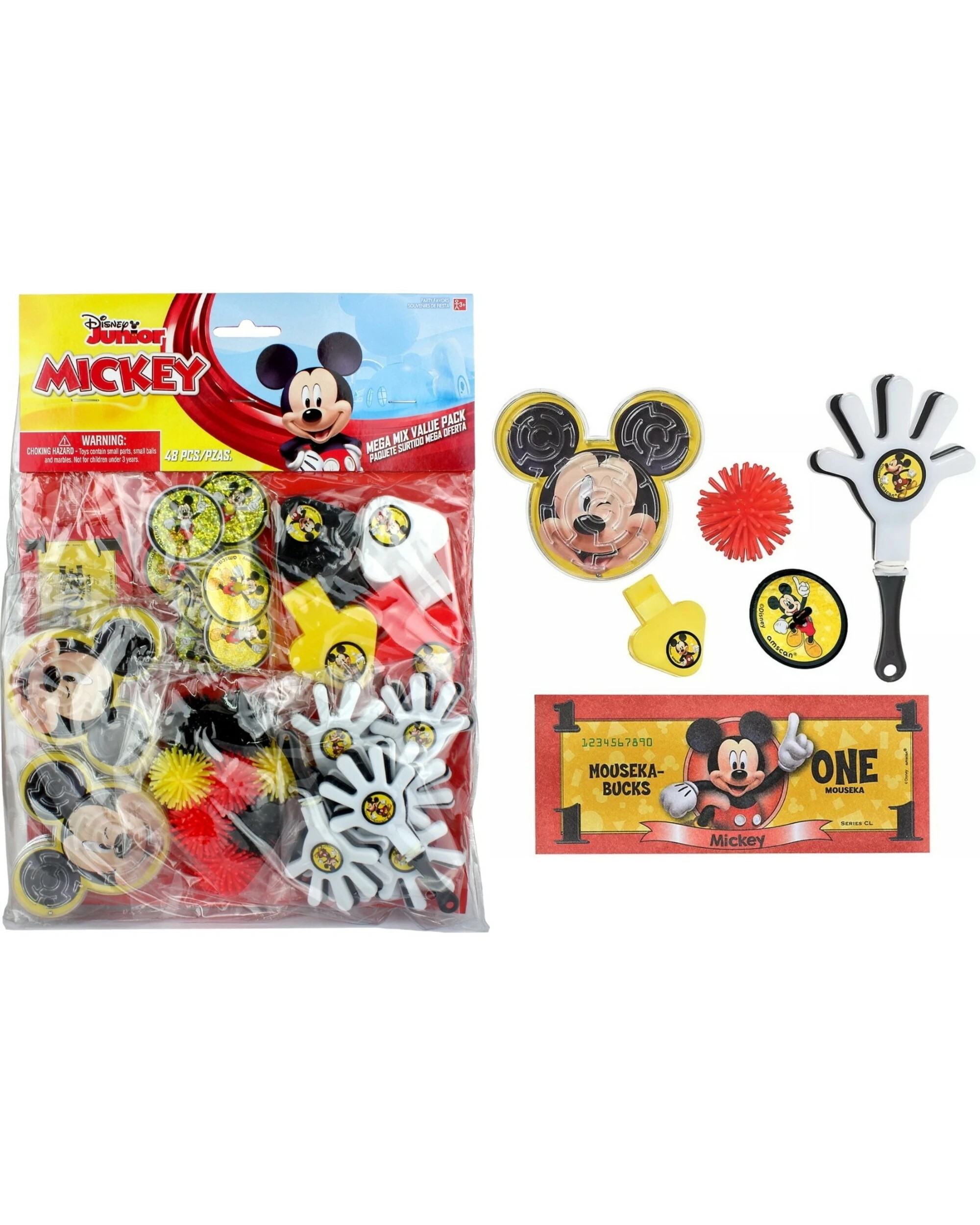 1 Mickey Mouse Forever Mega Value Favour Pack (48 Pieces), 1 of 1
