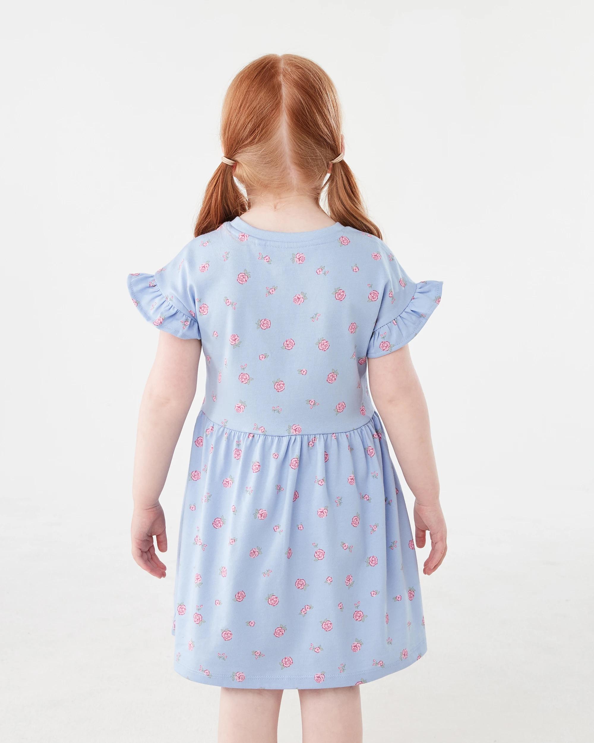 2 Jersey Dress Blu Rose, 2 of 8