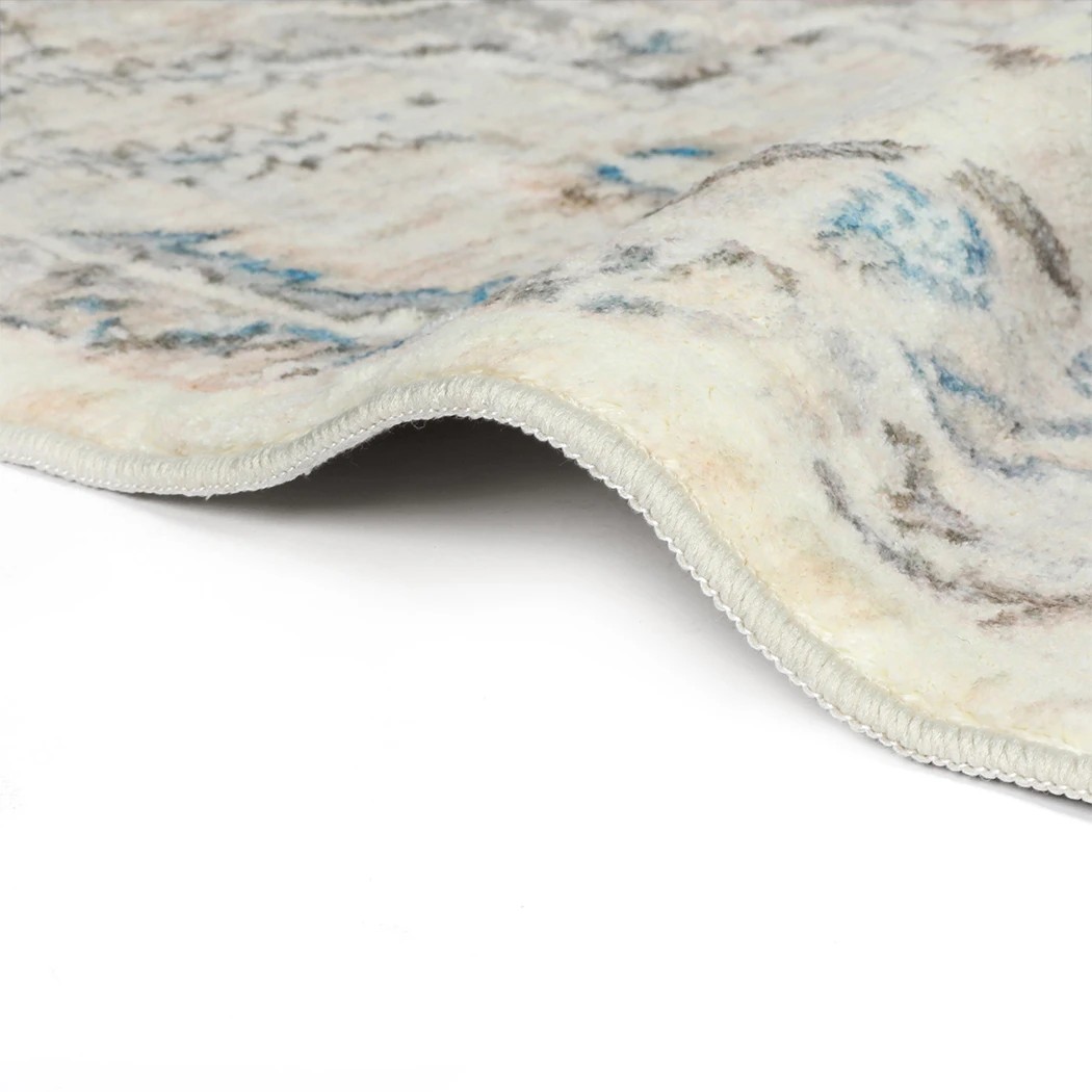 5 Marlow Room Area Rug Machine Washable Distressed Carpet, 5 of 8