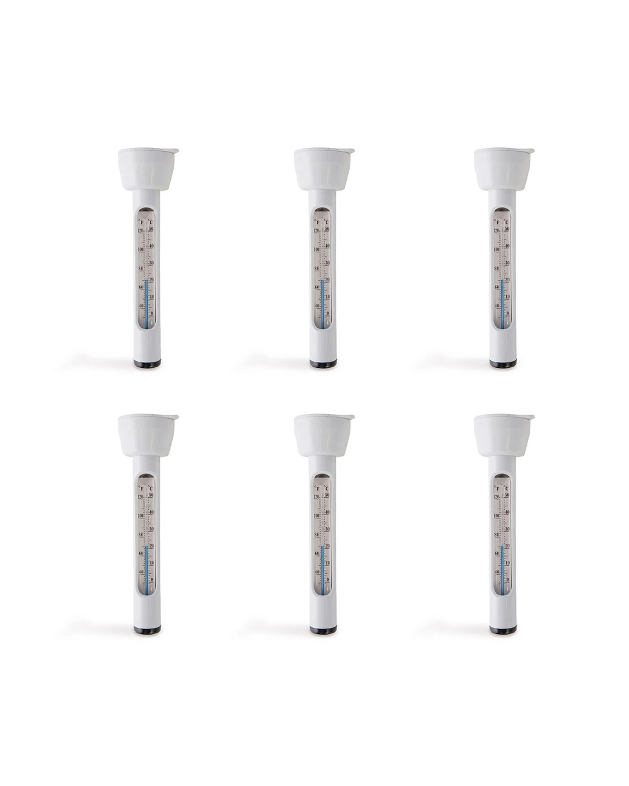 1 Intex 6PK Outdoor Pool Temperature Floating Thermometer - White, 1 of 3