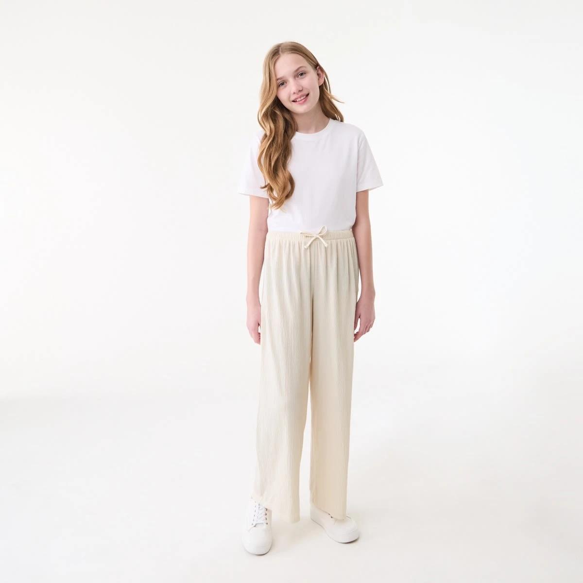 5 Crinkle Pants CHALK, 5 of 6