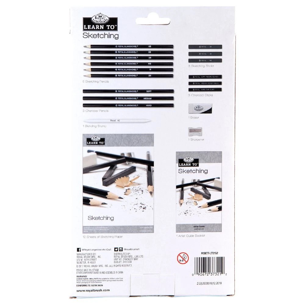 2 Royal & Langnickel Learn To Sketch Set 31 Pieces, 2 of 9