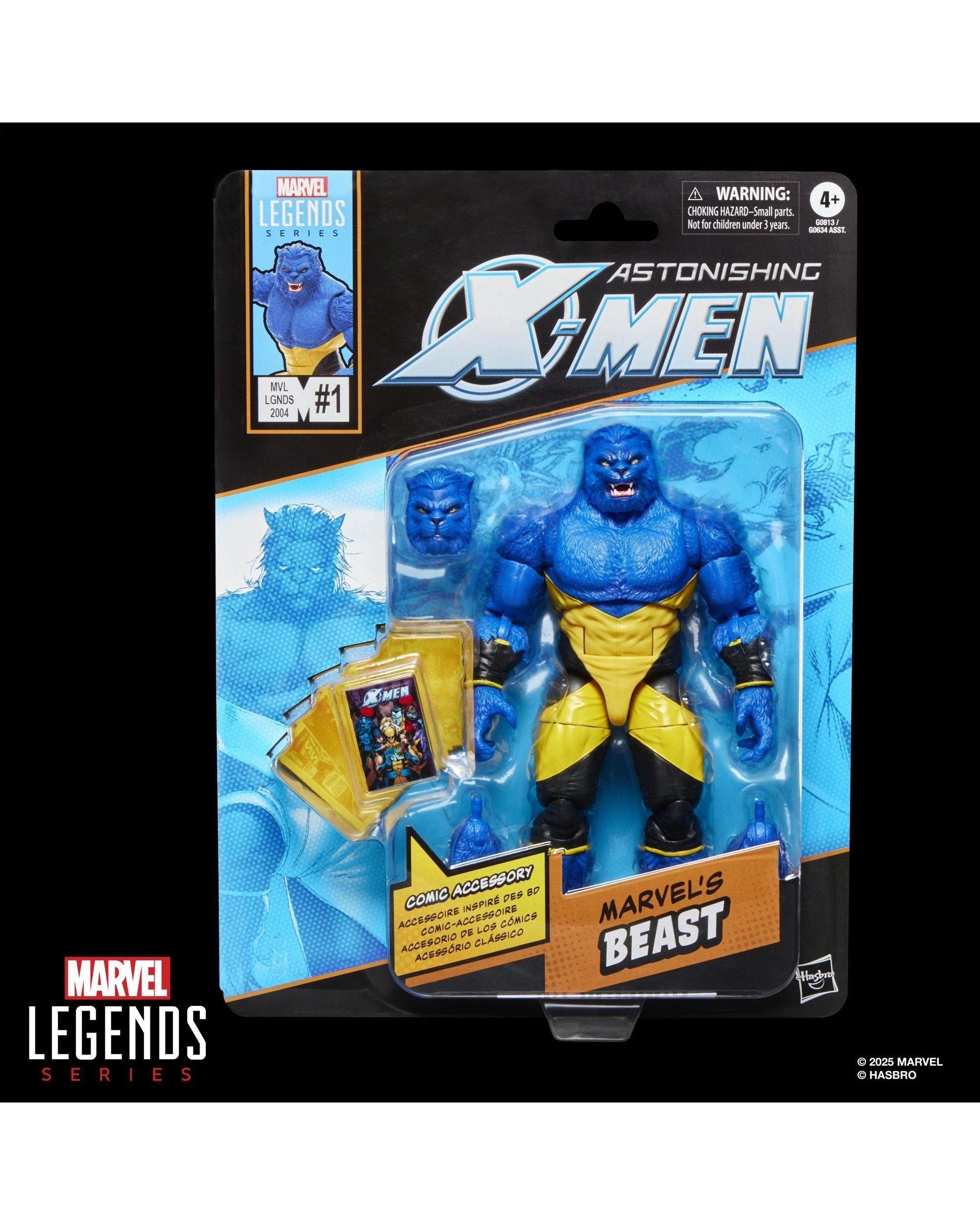 2 Marvel Legends Series Astonishing X-Men Marvel's Beast Action Figure, 2 of 10