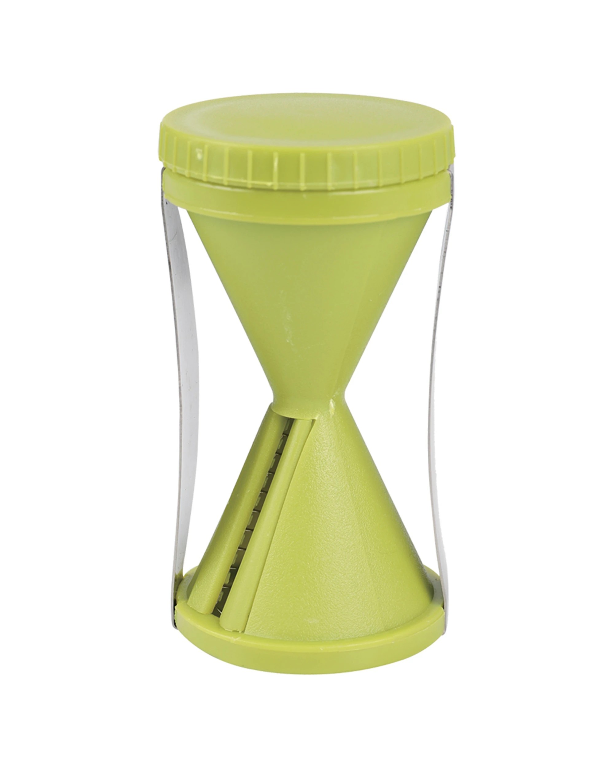 1 Appetito Spiral Vegetable Slicer Home Kitchen Cooking Dual Julienne Blades - Green, 1 of 2