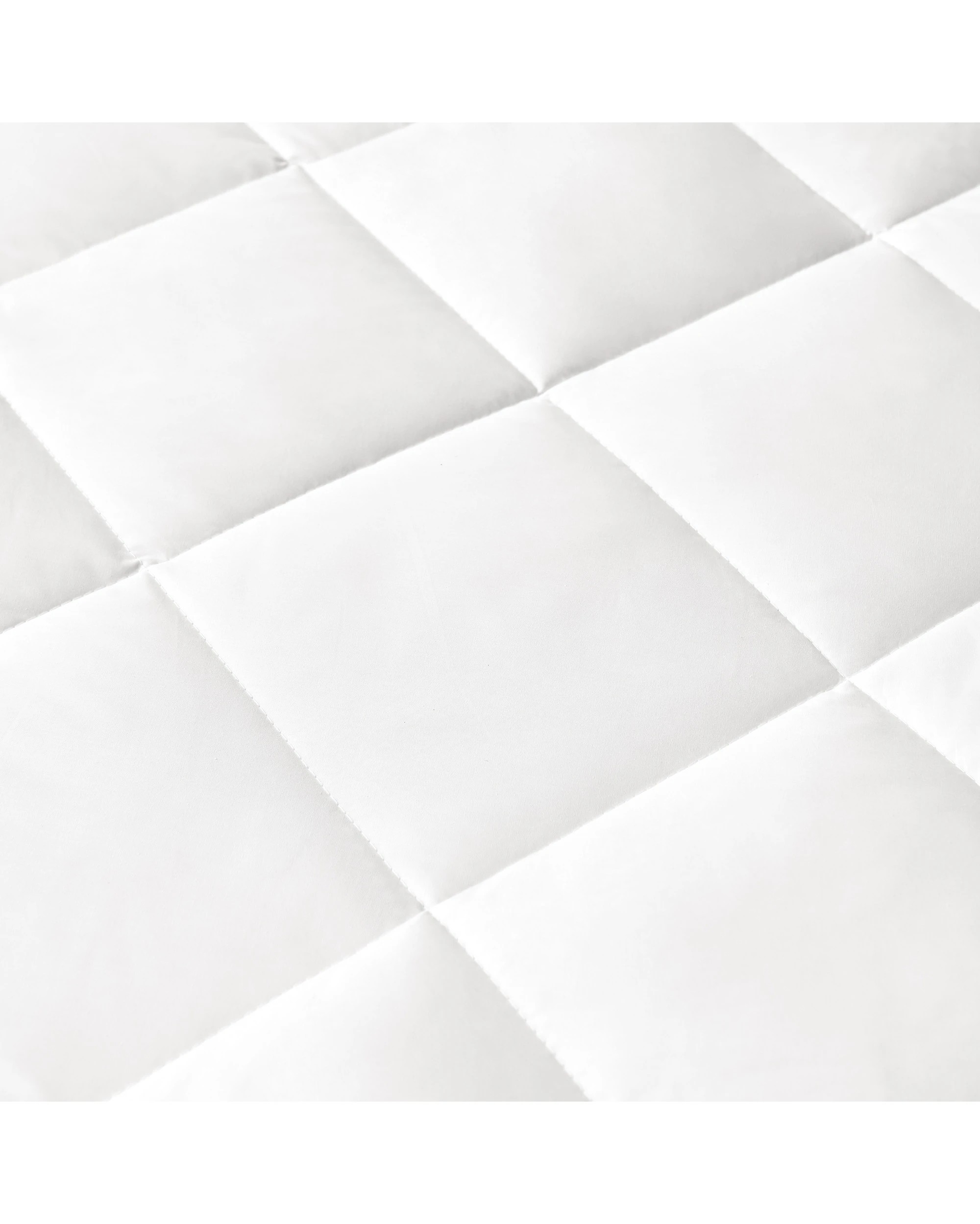3 ESSN Healthguard Allergy Sensitive Cotton Cover All Seasons Down Alternative Quilt - King Bed - White, 3 of 6