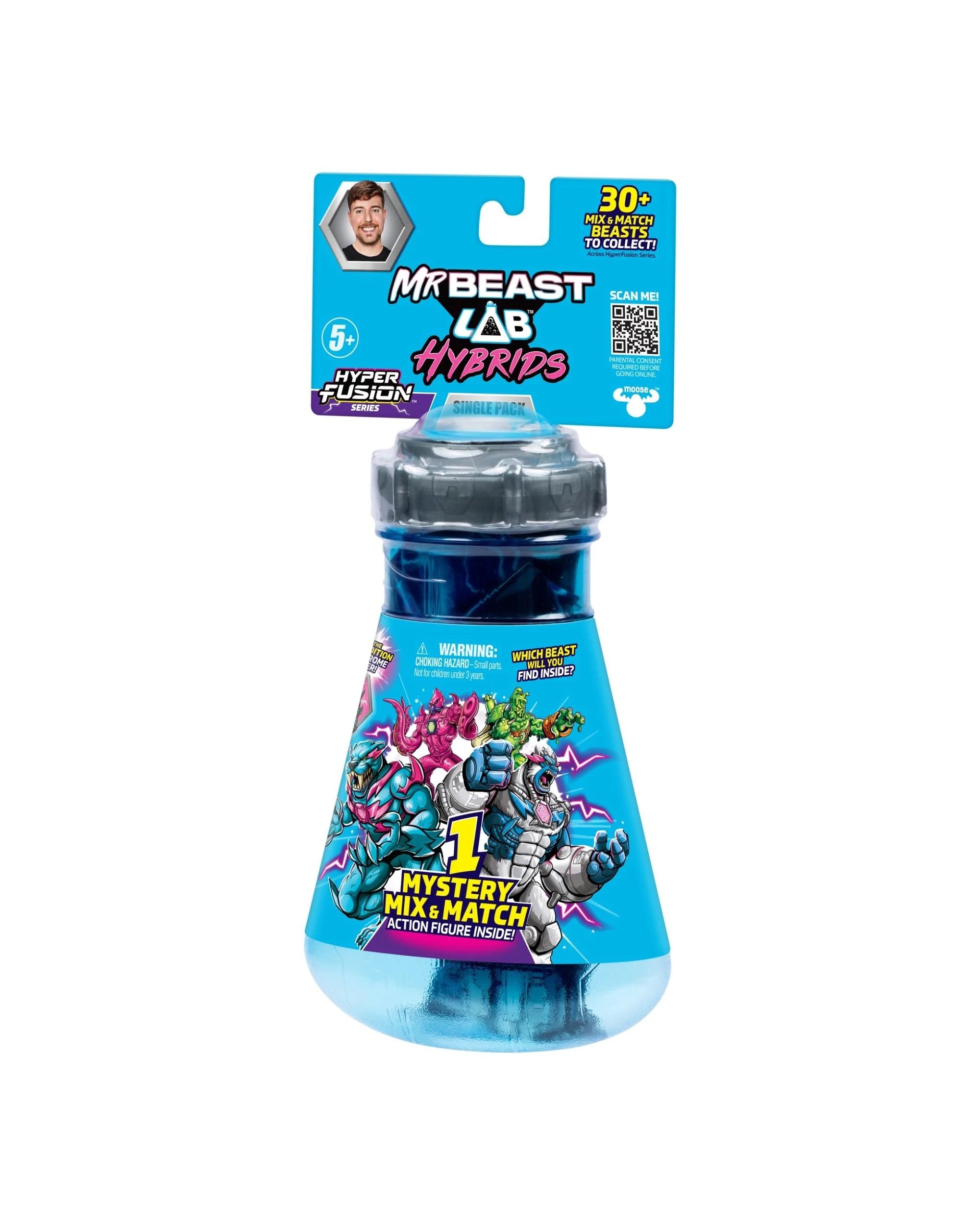 3 Mr Beast Lab Hybrids Hyper Fusion Series Mystery Mix and Match Single Hybrid Pack, 3 of 8