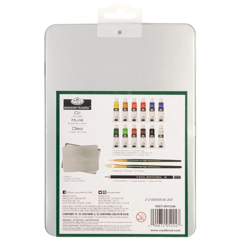2 Royal & Langnickel Oil Paint Medium Tin Set 15 Piece, 2 of 5