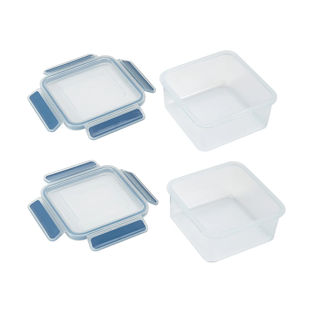 3 10 Pack Rectangle Clip Containers, 3 of 9