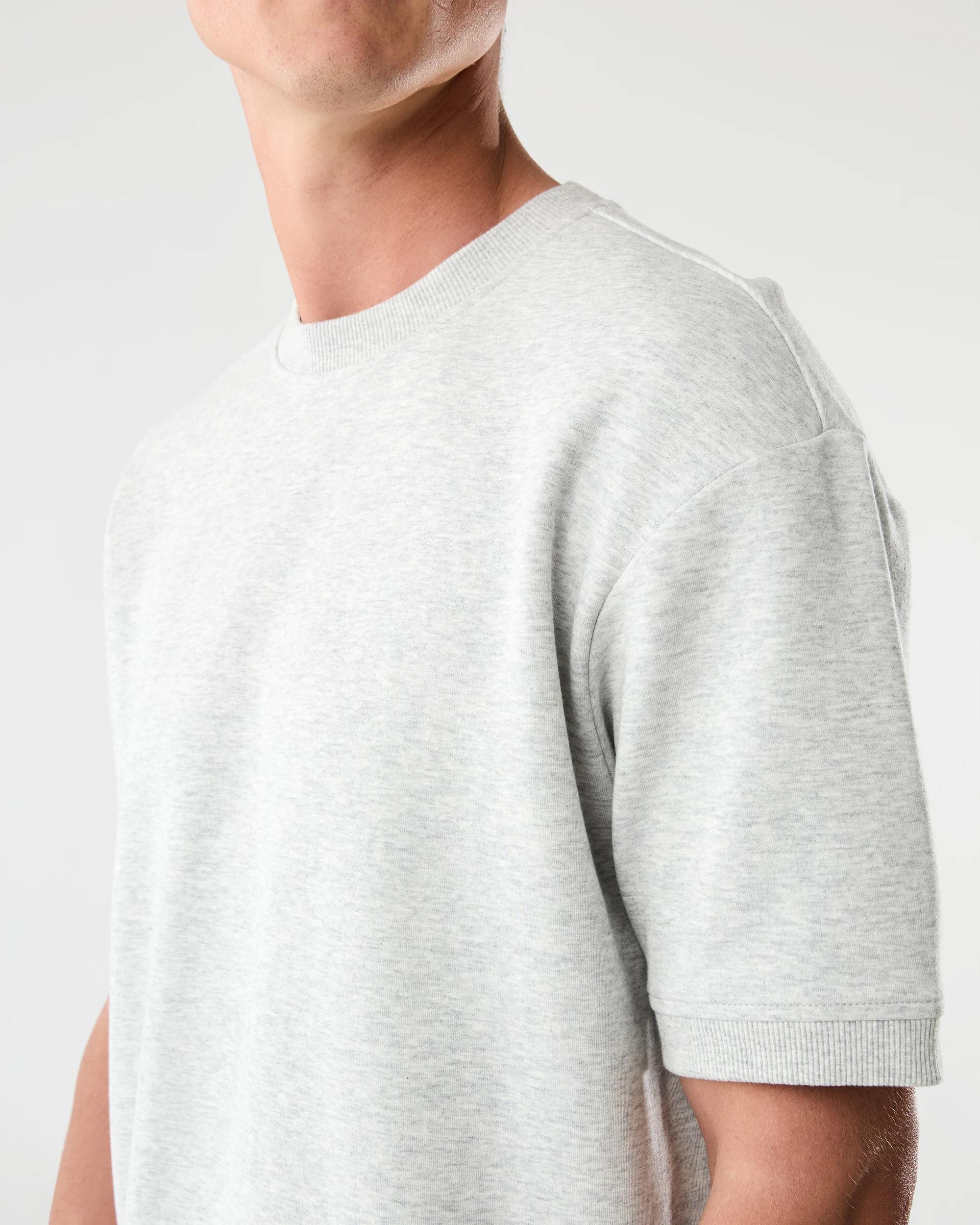 6 Oversized Interlock T-shirt Gry Marle, 6 of 6