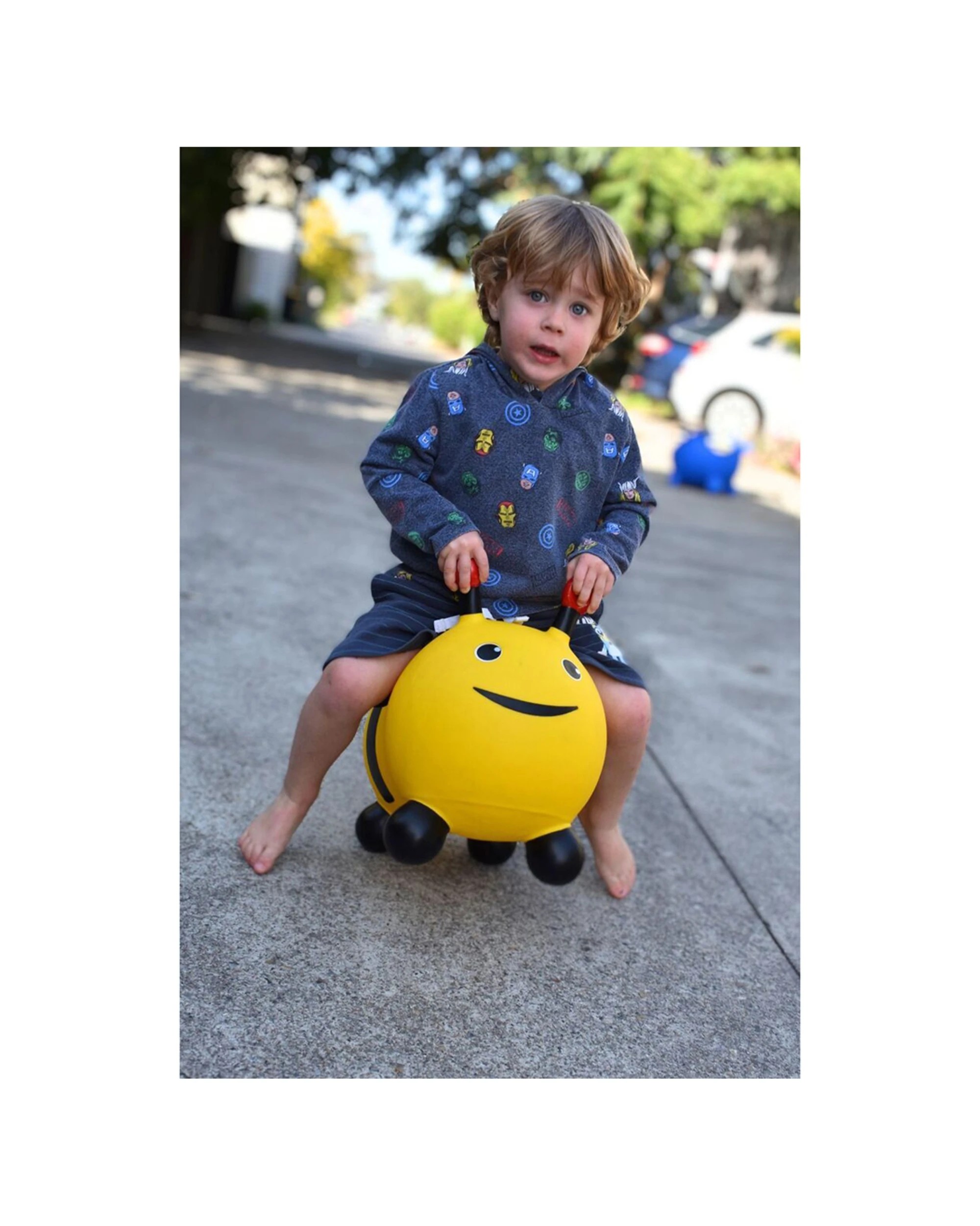 6 Kaper Kidz Bouncy Rider Buzzy The Bee Kids Ride On Toy - Multi, 6 of 7