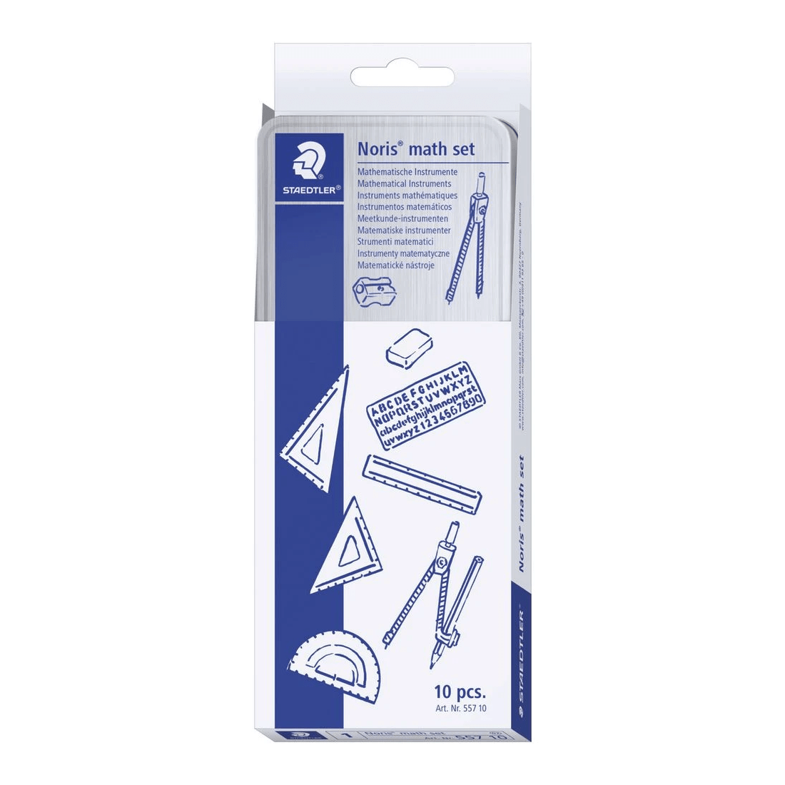 3 Staedtler Noris Club Maths Set 10 Piece, 3 of 4