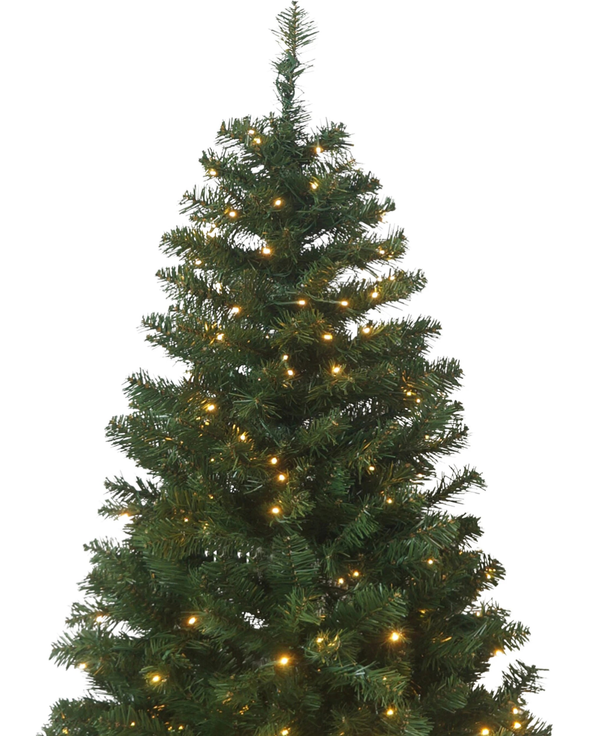 2 Christabelle 137cm Pine Slimline Christmas Tree With Led Lights, 2 of 6