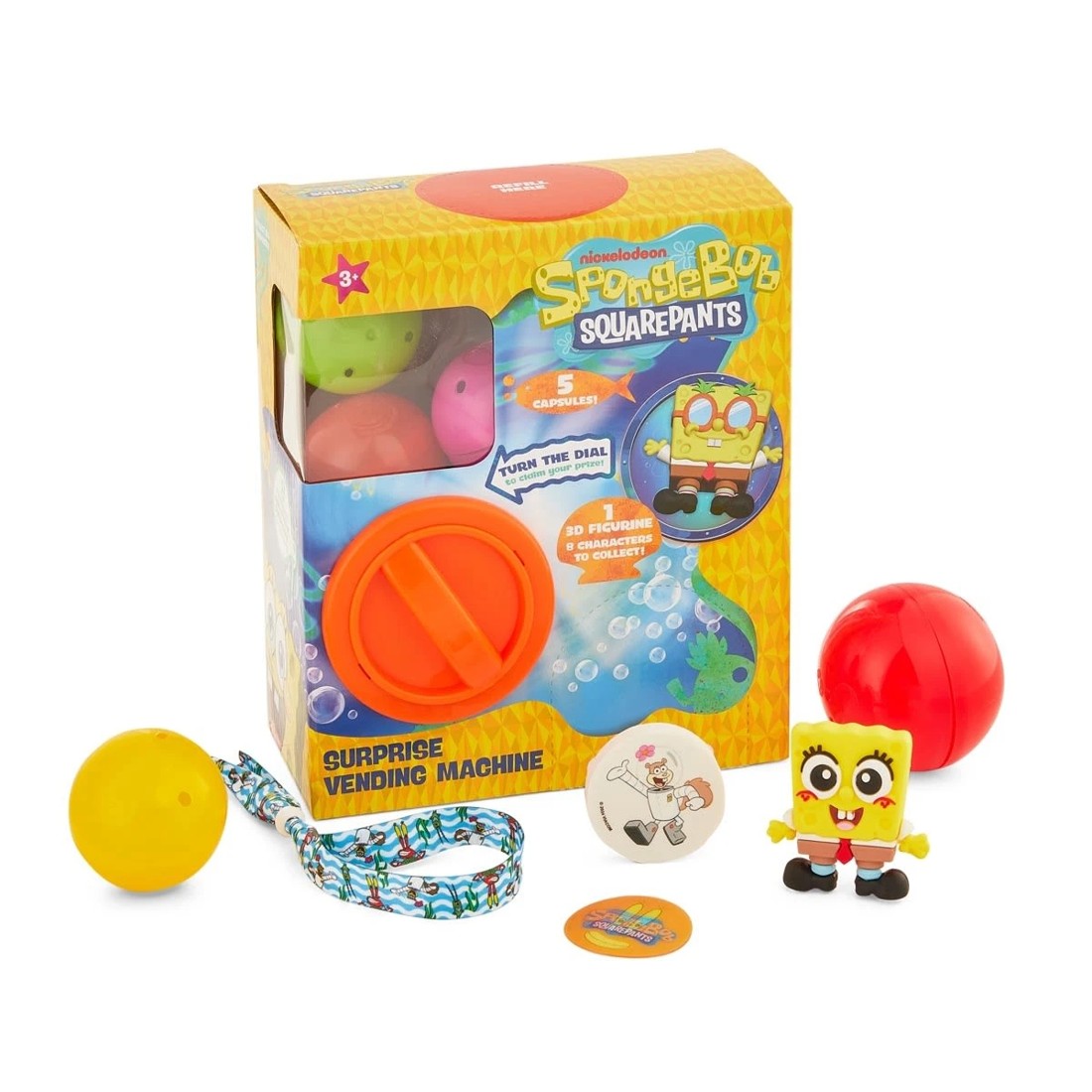 2 Cool Things SpongeBob SquarePants Surprise Vending Machine - Assorted, 2 of 2