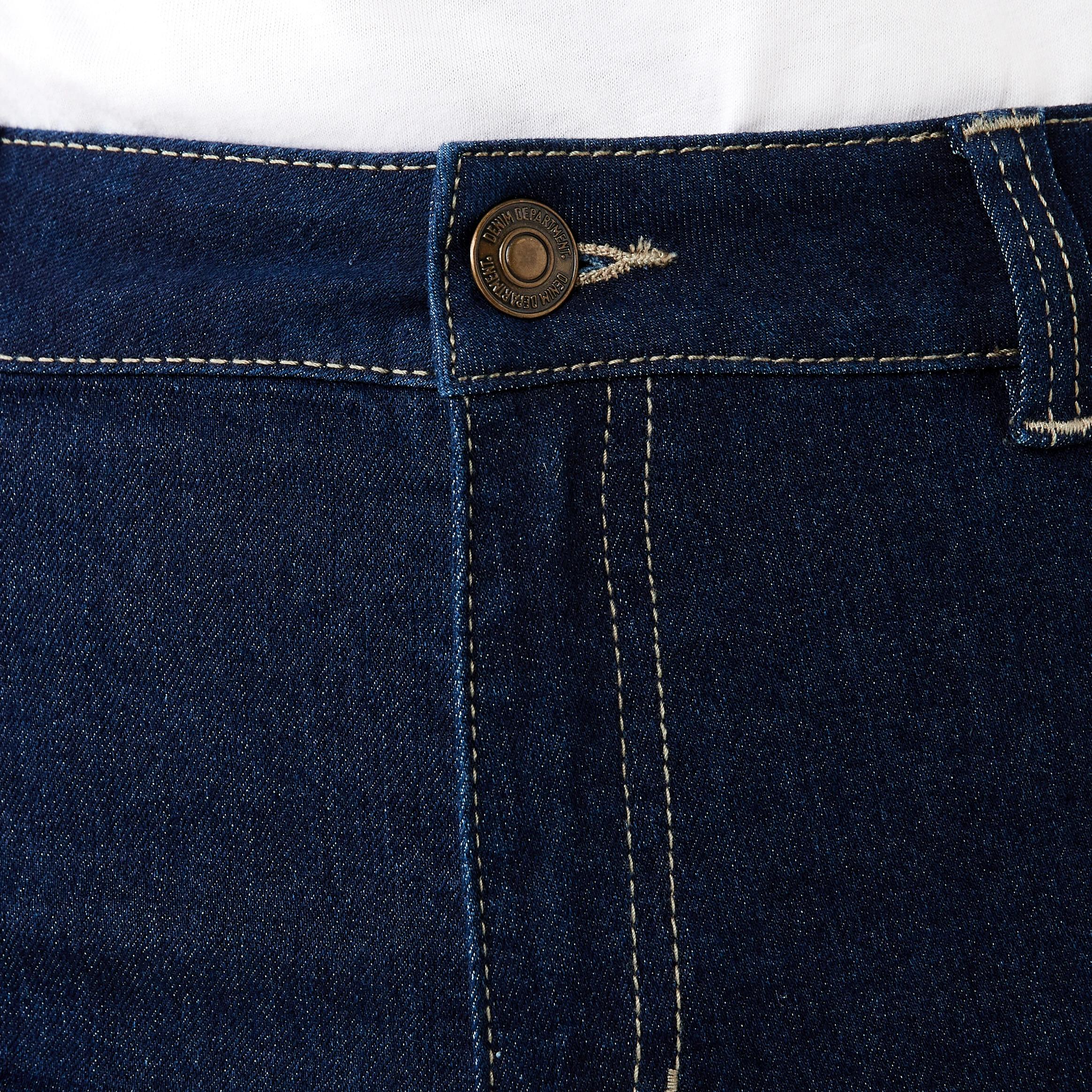 5 Classic Straight Jeans DENIM INDIGO, 5 of 10