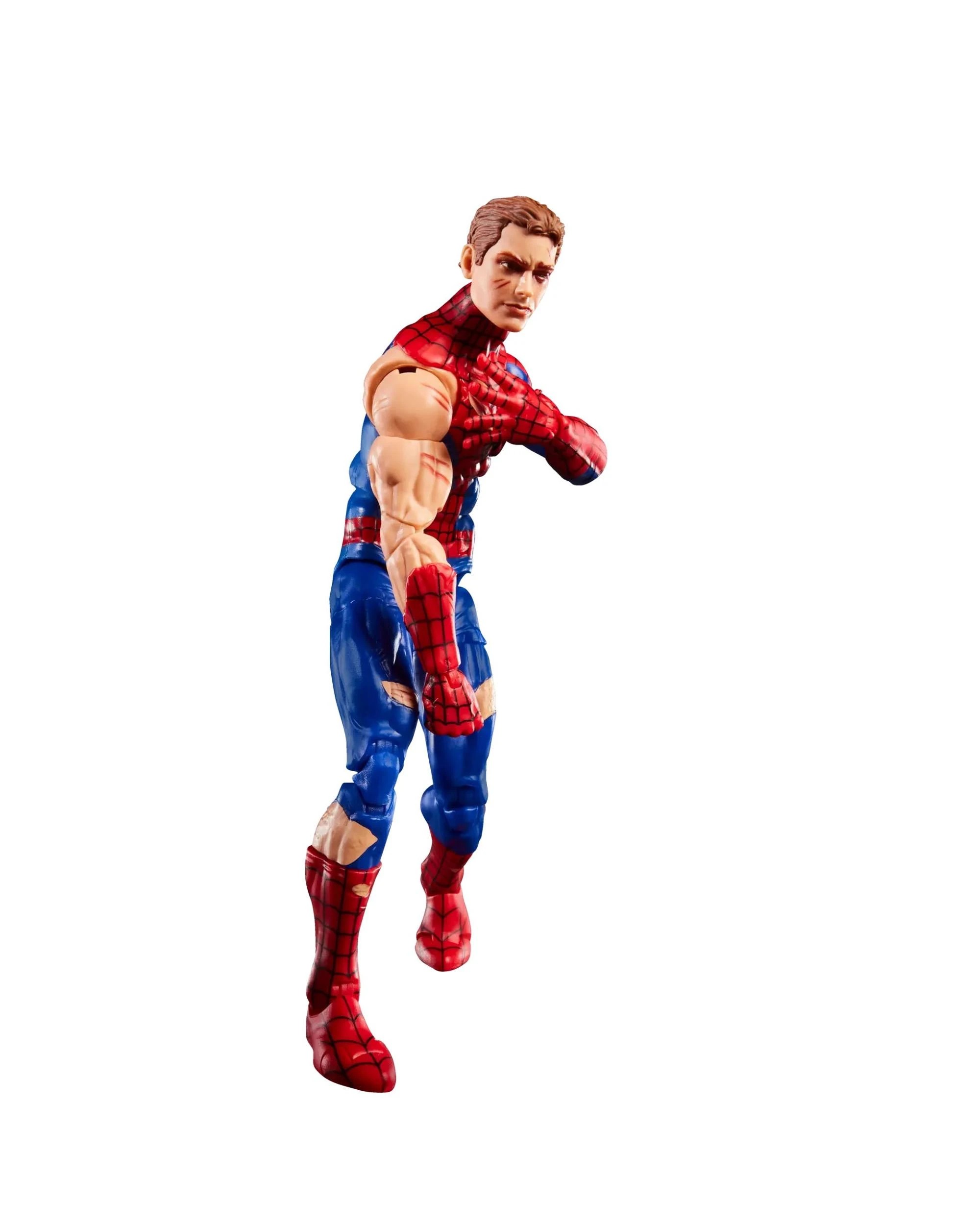 4 Marvel Legends Series Magic: The Gathering Battle-Damaged Spider-Man, 4 of 8