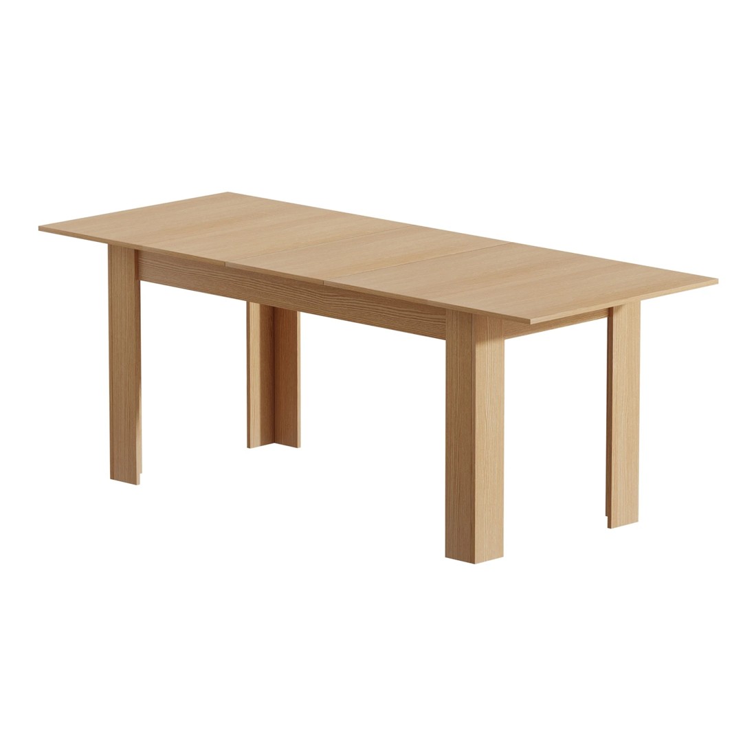 6 Oikiture 200cm Extendable Dining Table Kitchen Restaurant Cafe Table
 - Natural, 6 of 8