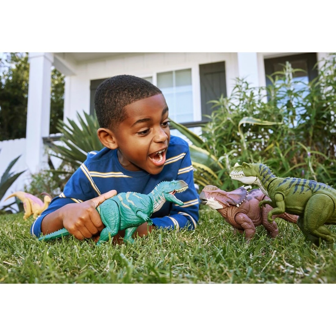 8 Jurassic World Epic Evolution Wild Roar Dinosaur Figure - Assorted, 8 of 8