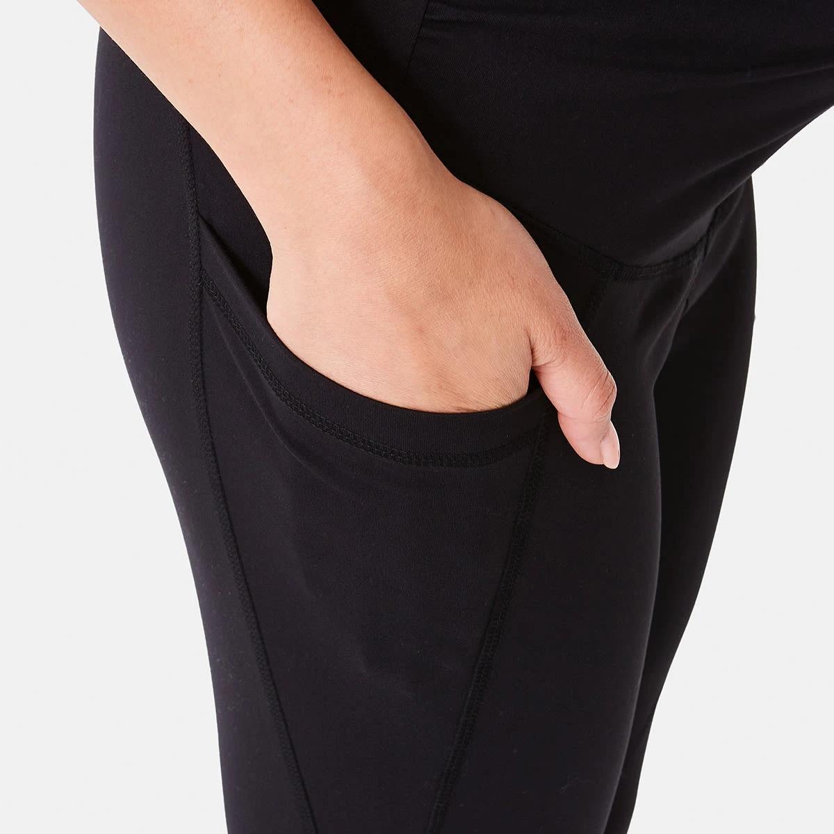 6 Maternity Active Soft Touch Leggings Black, 6 of 6