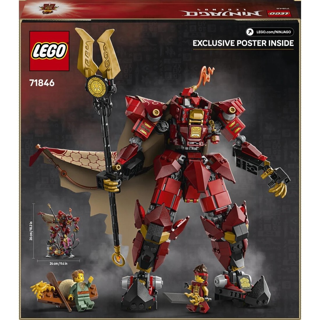 10 LEGO NINJAGO The Fire Knight Mech 71846, 10 of 10