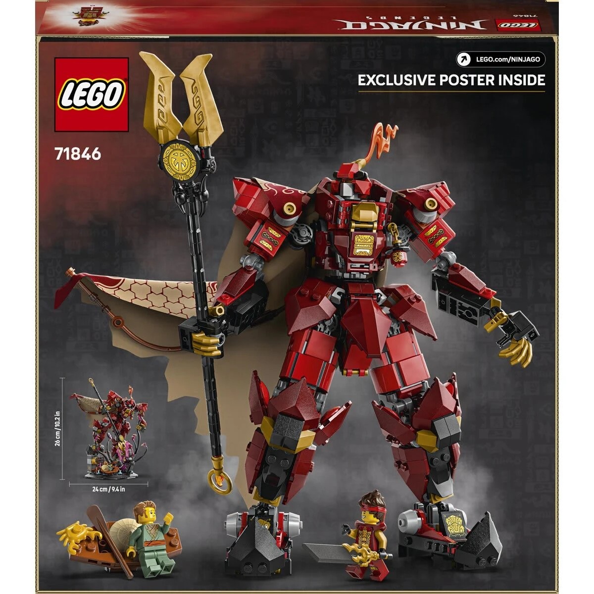 10 LEGO NINJAGO The Fire Knight Mech 71846, 10 of 10