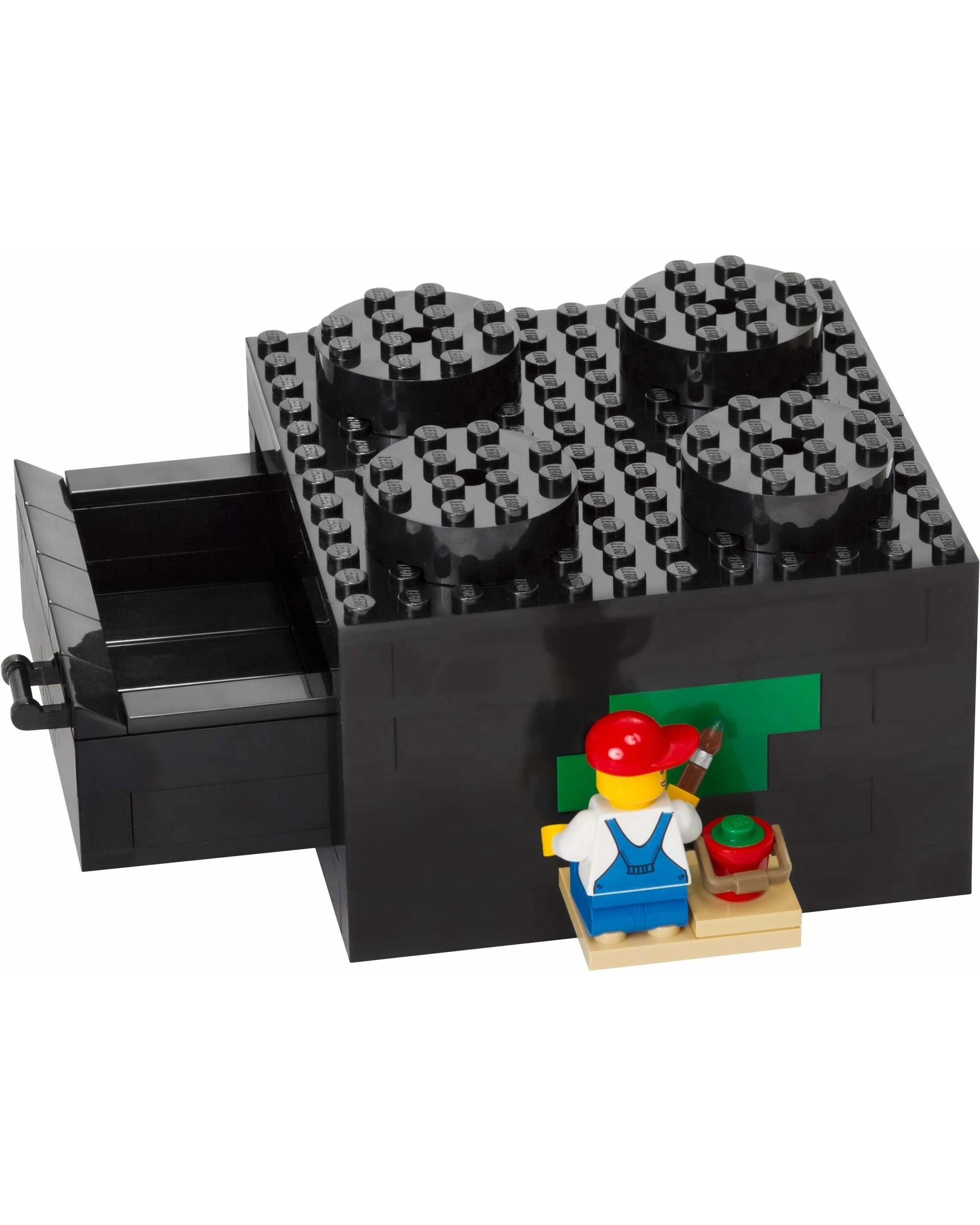 1 LEGO 40118 Buildable Brick Box 2x2 Storage w/ Minifigure, 1 of 4